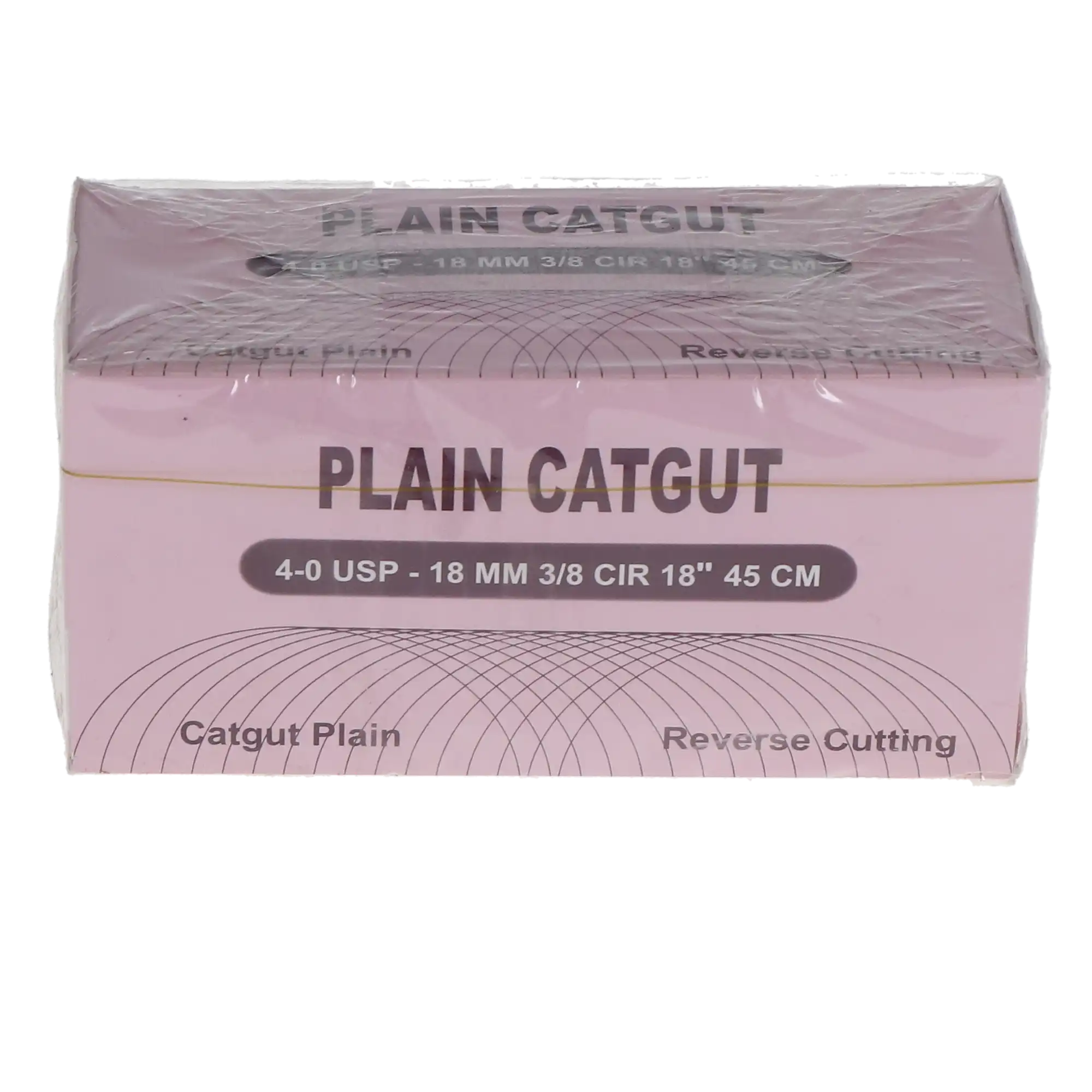 HSB Plain Gut Suture, 4-0, 18" Needle C-6, 12 per Box thumbnail 4