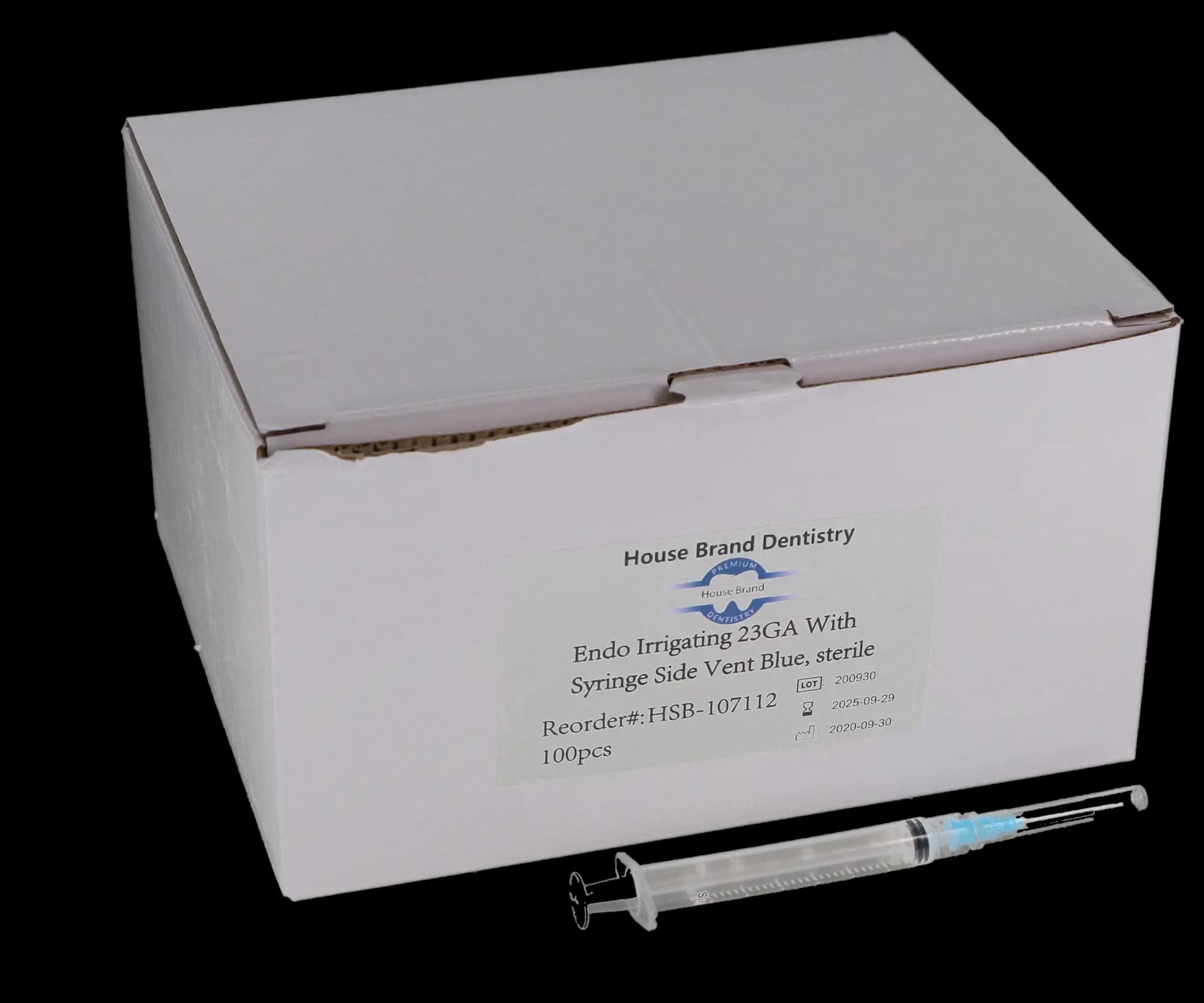 Endo Irrigation Needles with Syringe Side-Vent, 23 Ga, Blue, 100/Pk, 107112 thumbnail 4