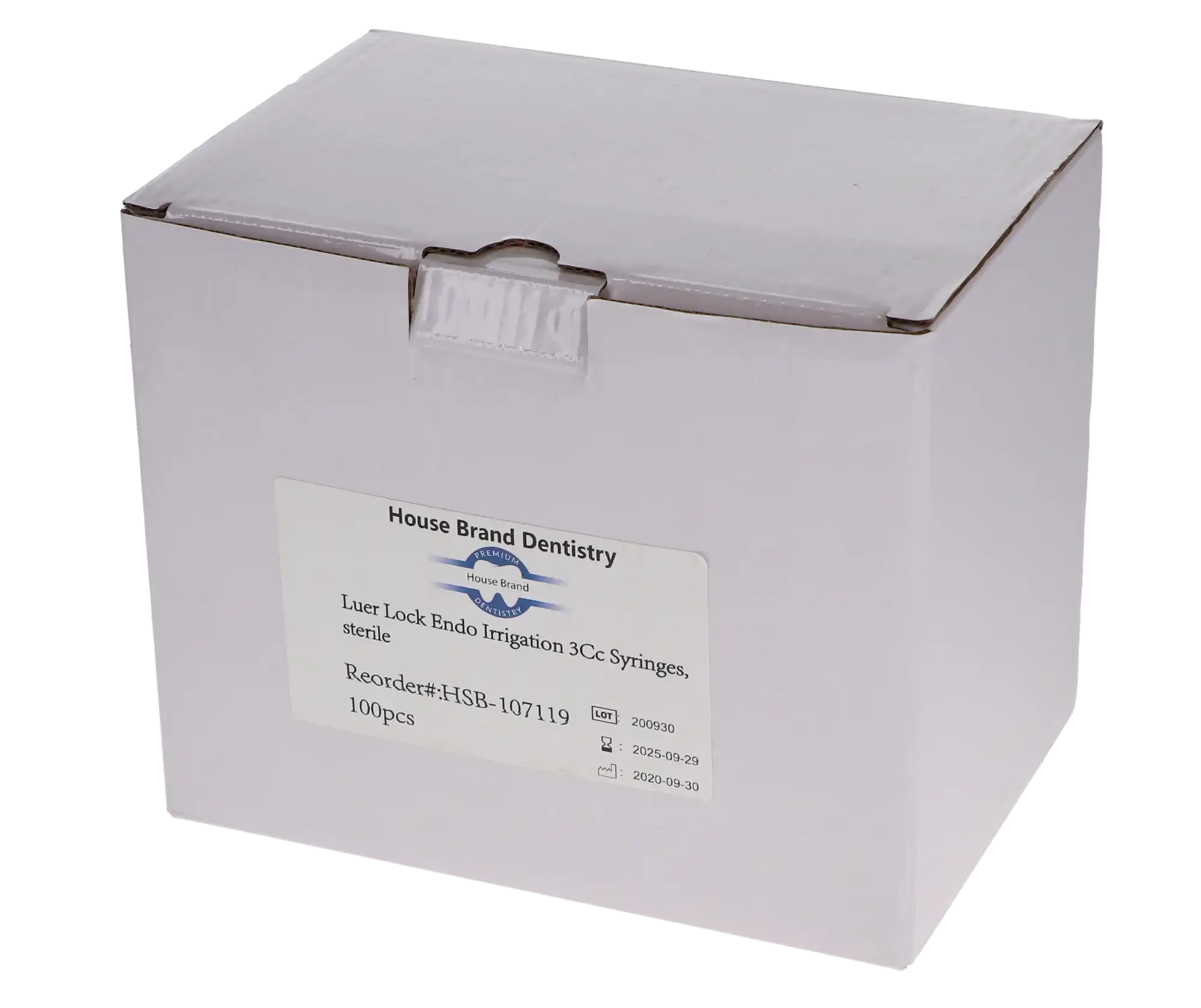Luer Lock Endo Irrigation Syringes, 3 cc, 100/Pk, 107119 thumbnail 4