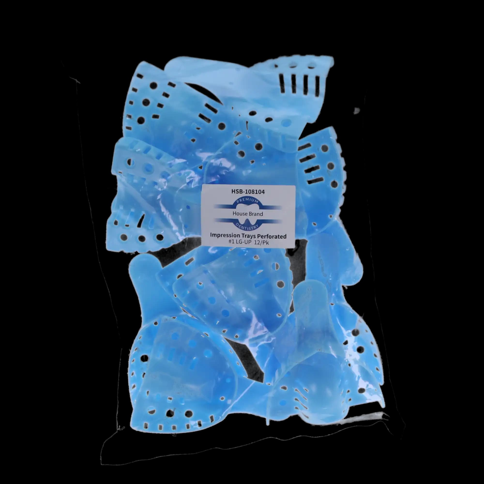 Disposable Perforated Impression Trays, #1 Upper Large, 12/Pk, 108104 thumbnail 4