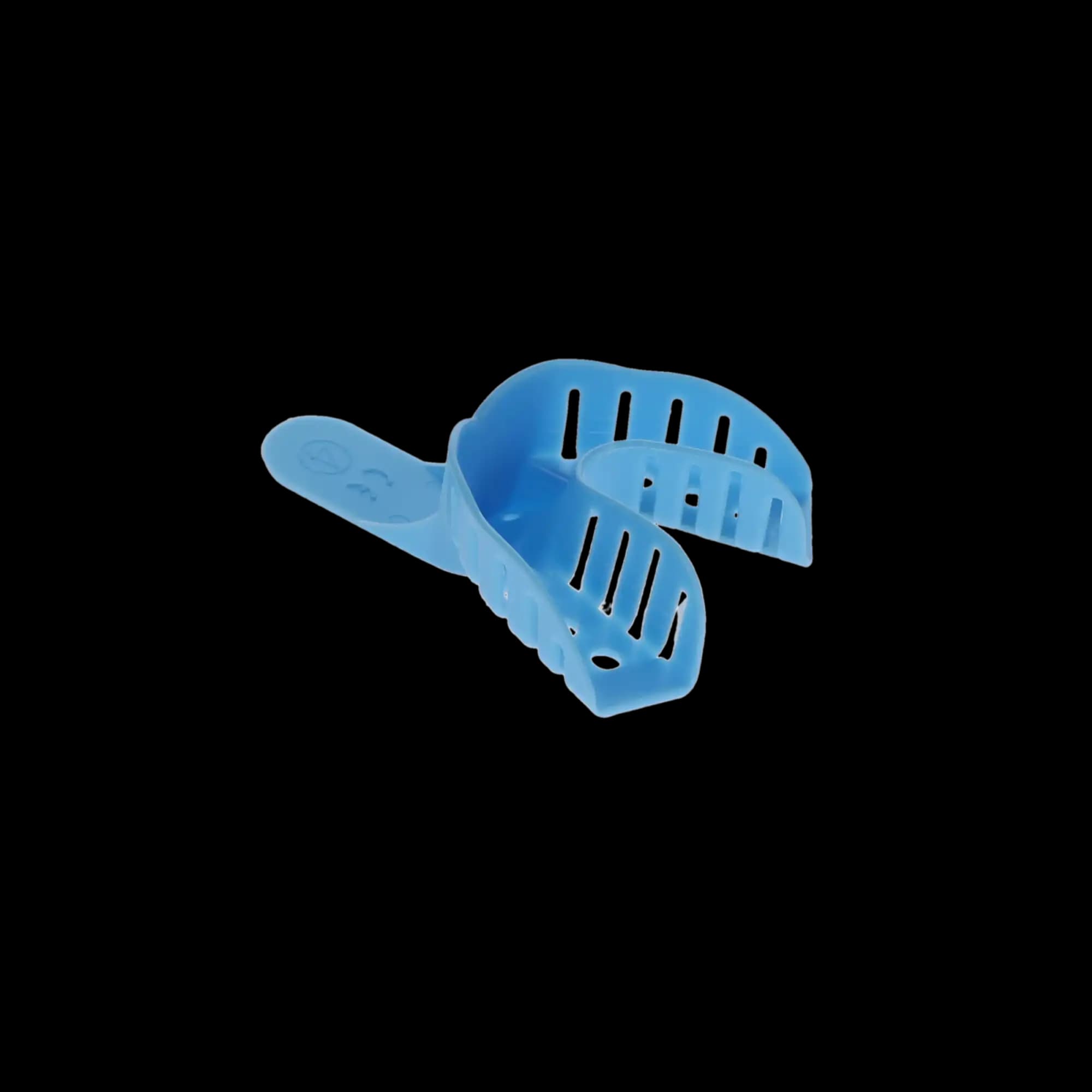 Disposable Impression Trays, Perforated, #4, Lower Medium, 12/Pk, 108105 thumbnail 2