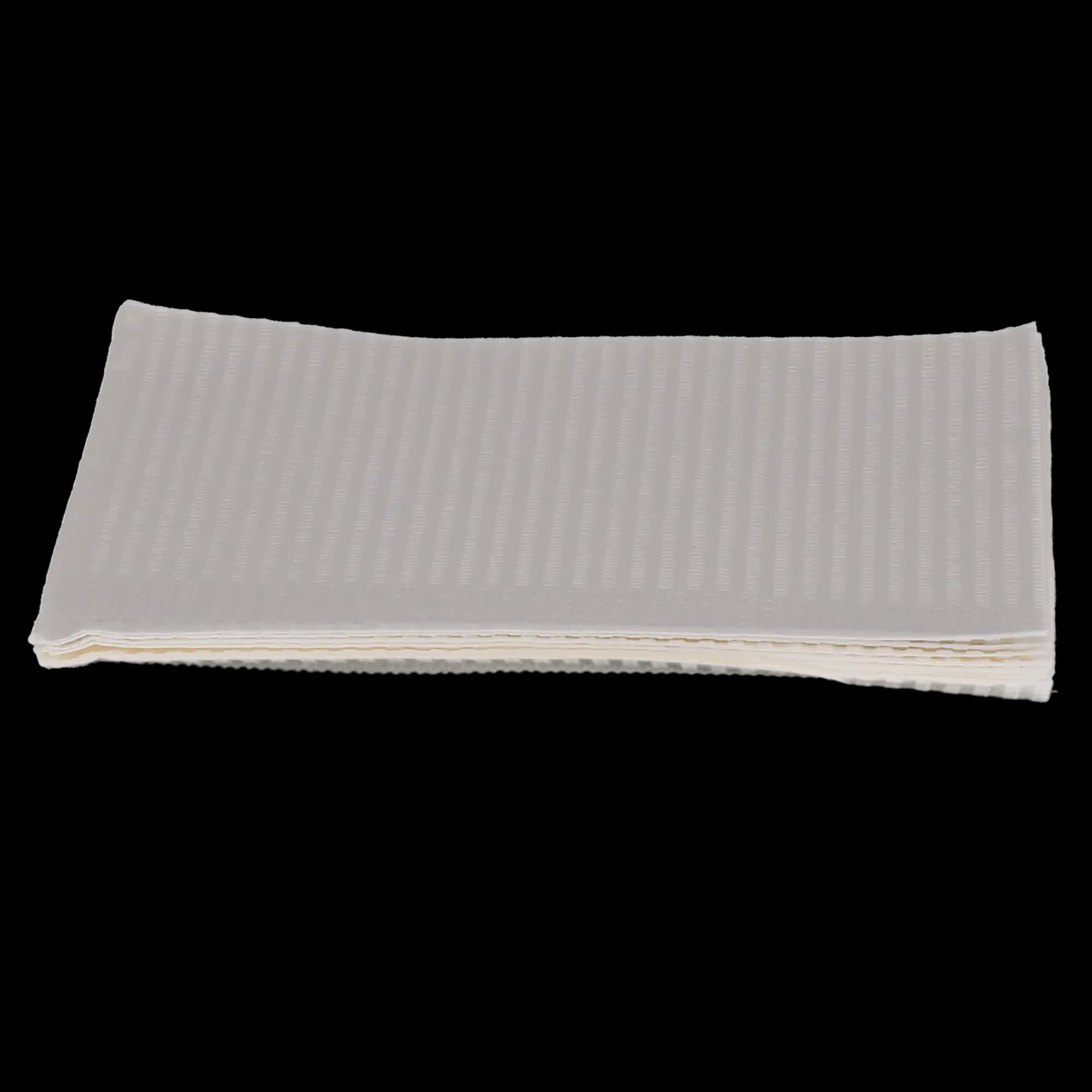 Disposable Bibs, 2+1 Ply, 13" x 18", White, 500/Pk, 109211 thumbnail 2