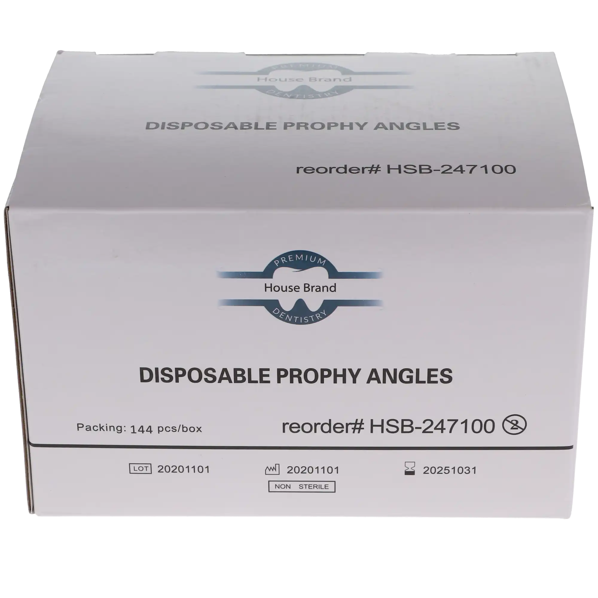 Disposable Prophy Angles, Soft Webbed Cup, Latex-Free, 144/Pk, 247100 thumbnail 4