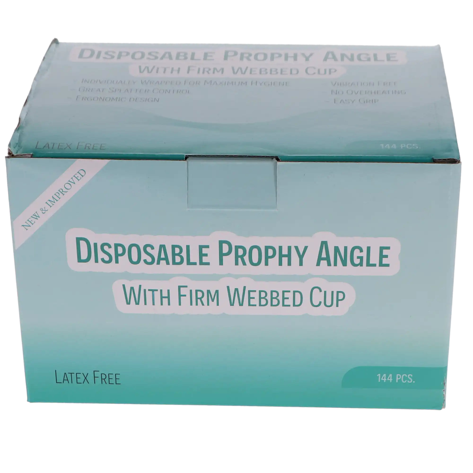 Disposable Prophy Angles, Firm Webbed Cup, Latex-Free, 144/Pk, 247101 thumbnail 4