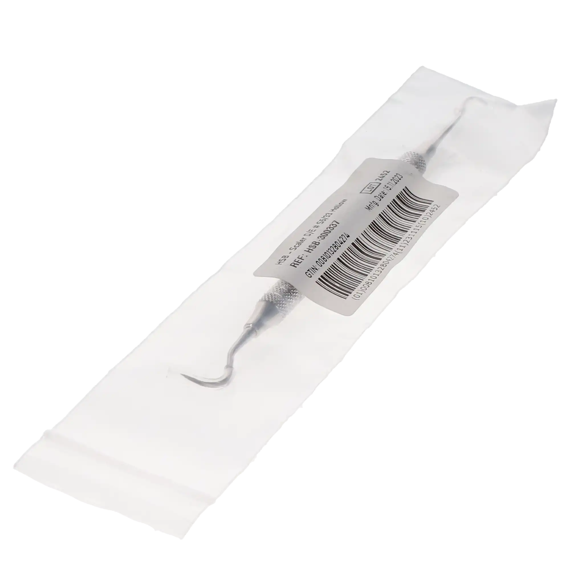 HSB Scaler D/E # S5/33 Hollow, Double-Ended Sickle Scaler, 300337 thumbnail 3