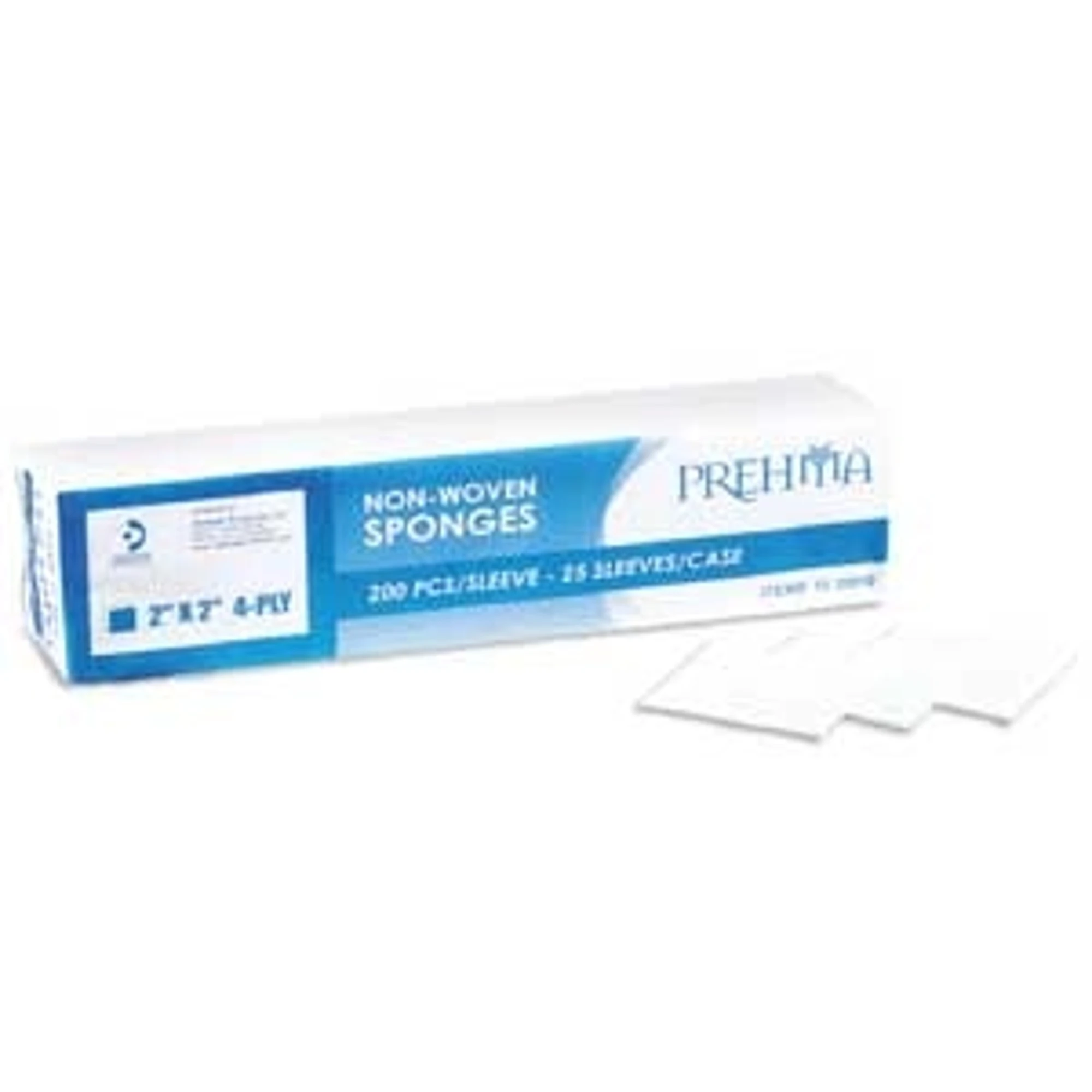 Keystone Prehma Non-Woven Sponges, 2" x 2", 4-Ply, Non-Sterile, 30g, 5000/Box - Keystone - Prehma Sponge 2 X2 N-W (30G) (Bx X 5000) - Image 1