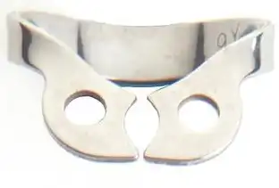 Ivory Rubber Dam Clamp, Wingless Bicuspid, #W0, Stainless Steel, 50057504 thumbnail 2