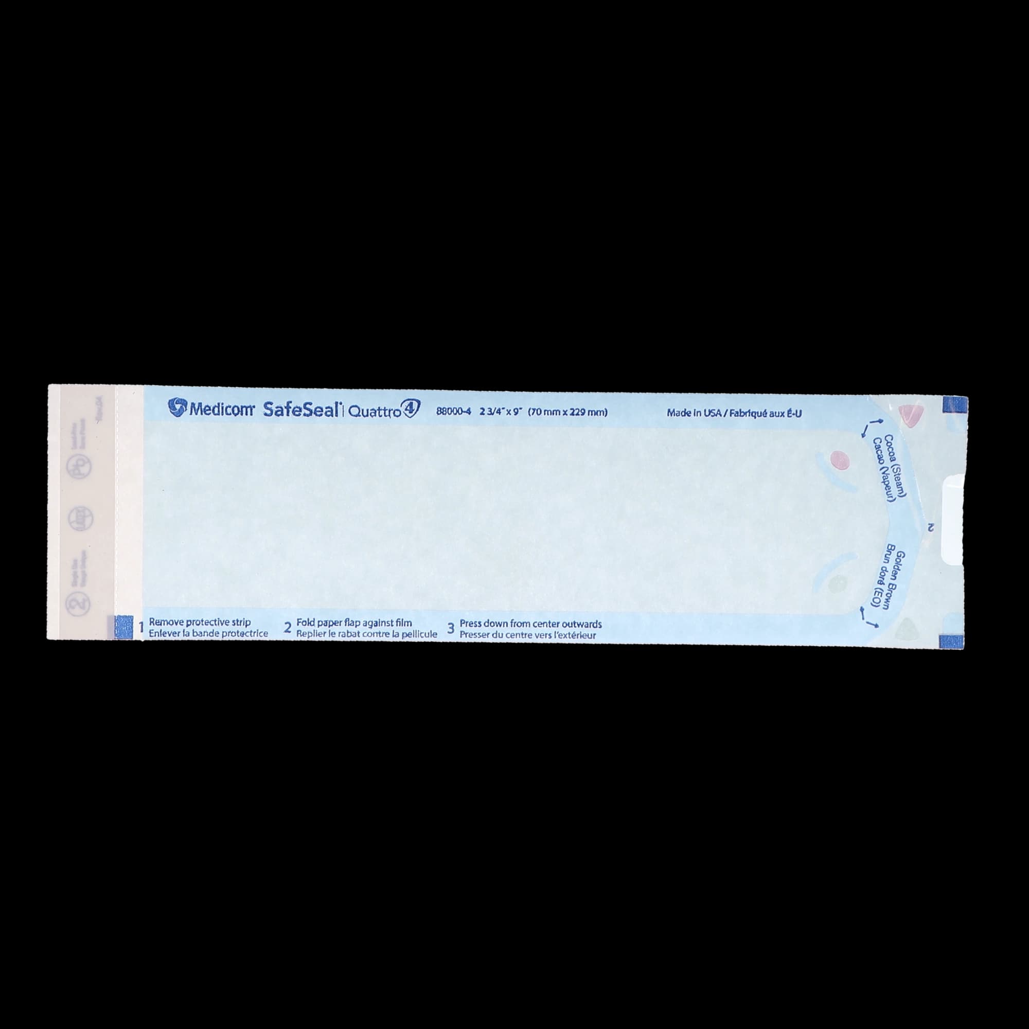 Medicom SafeSeal Quattro Self-Sealing Sterilization Pouches, 2.75" x 9", 200/Box, 88000-4 thumbnail 8