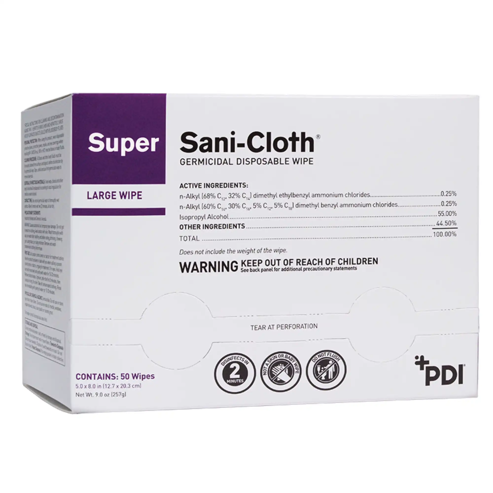 Super Sani-Cloth Germicidal Disposable Wipe - Super?Sani-Cloth?Germicidal Disposable Wipe - Image 1