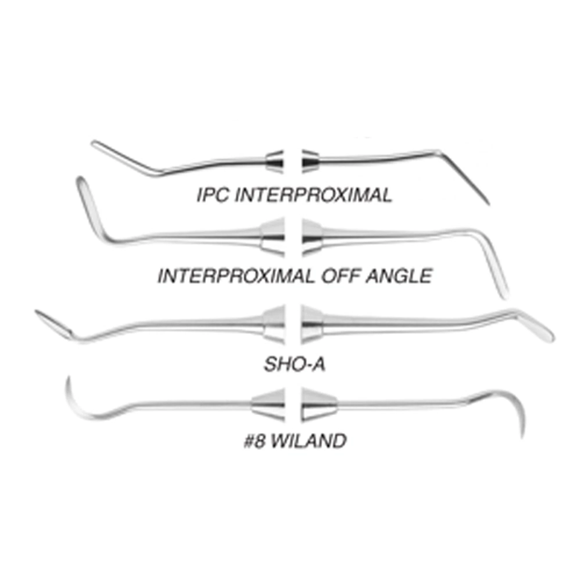 Quala IPC Interproximal Carver, Double-Ended, Stainless Steel, CVIPCQ - IPC Interproximal DE, CVIPCQ - Image 1