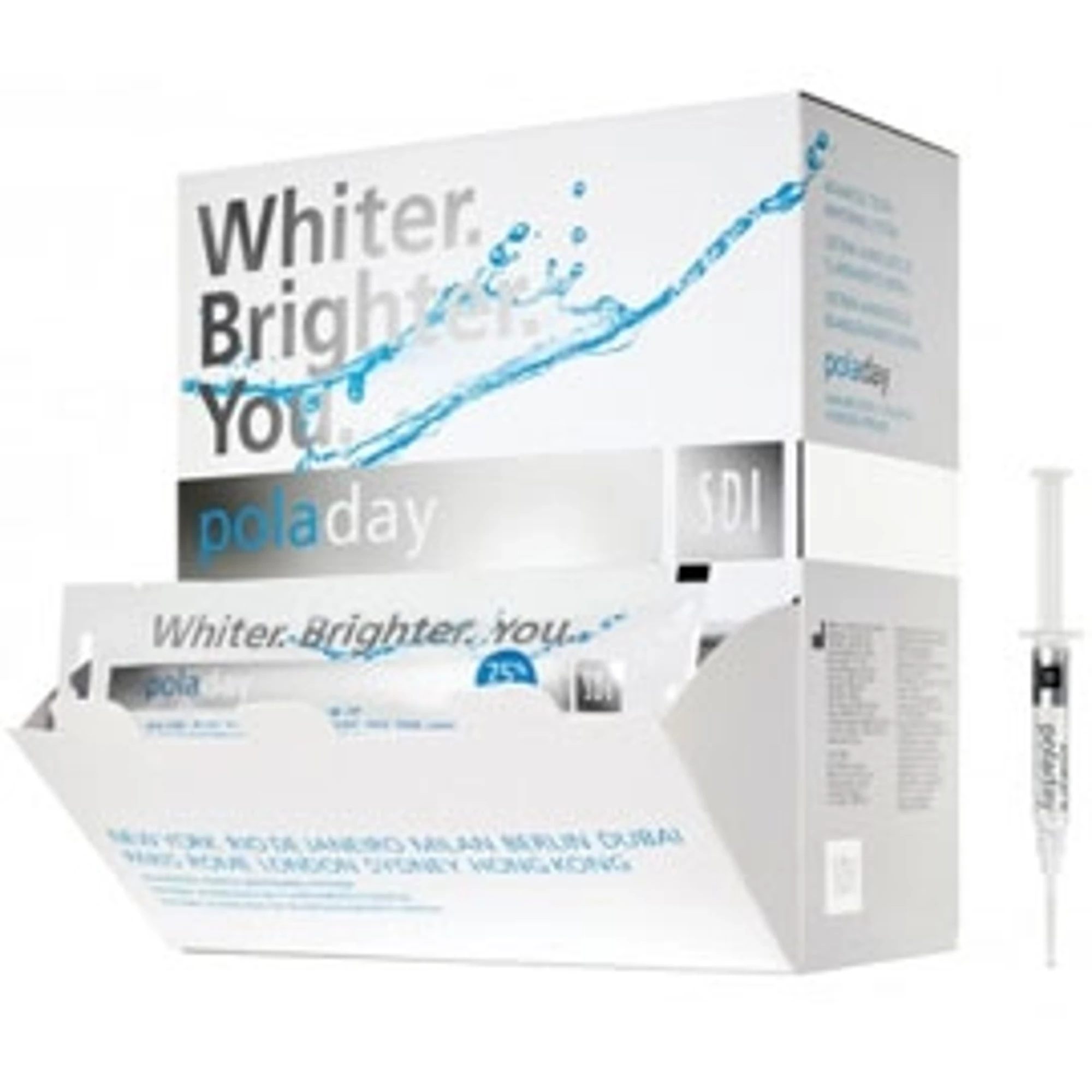 SDI Pola Day Take-Home Tooth Whitening System, 7.5% Hydrogen Peroxide, Spearmint, 50 x 3 g Syringes, Bulk Kit, 7700070 thumbnail 2