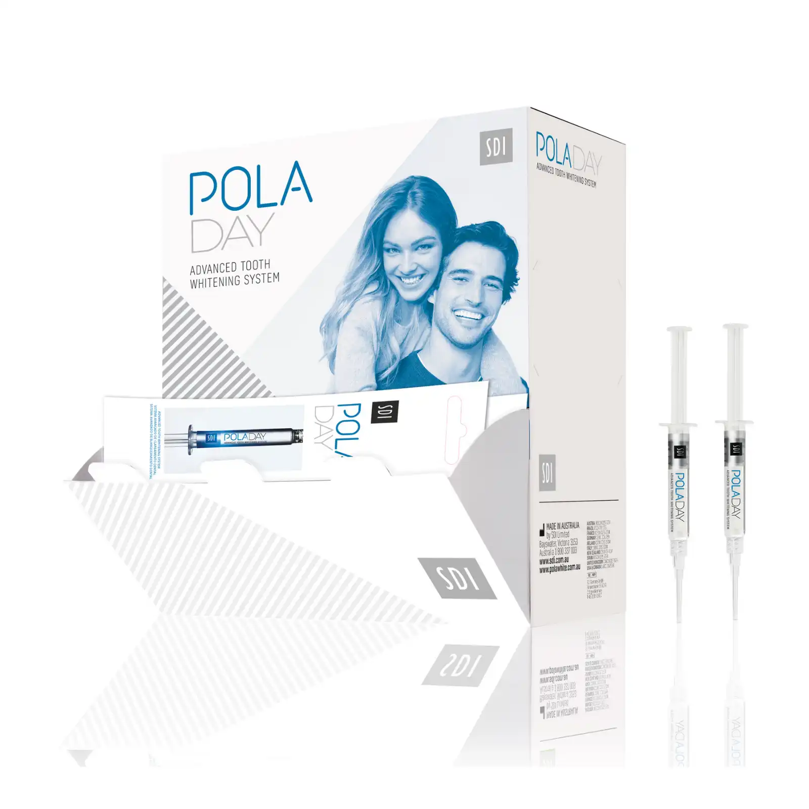Pola Day Tooth Whitening System, 9.5% Hydrogen Peroxide, Spearmint, 3 g Syringes, 50/Pk, 7700071 thumbnail 2