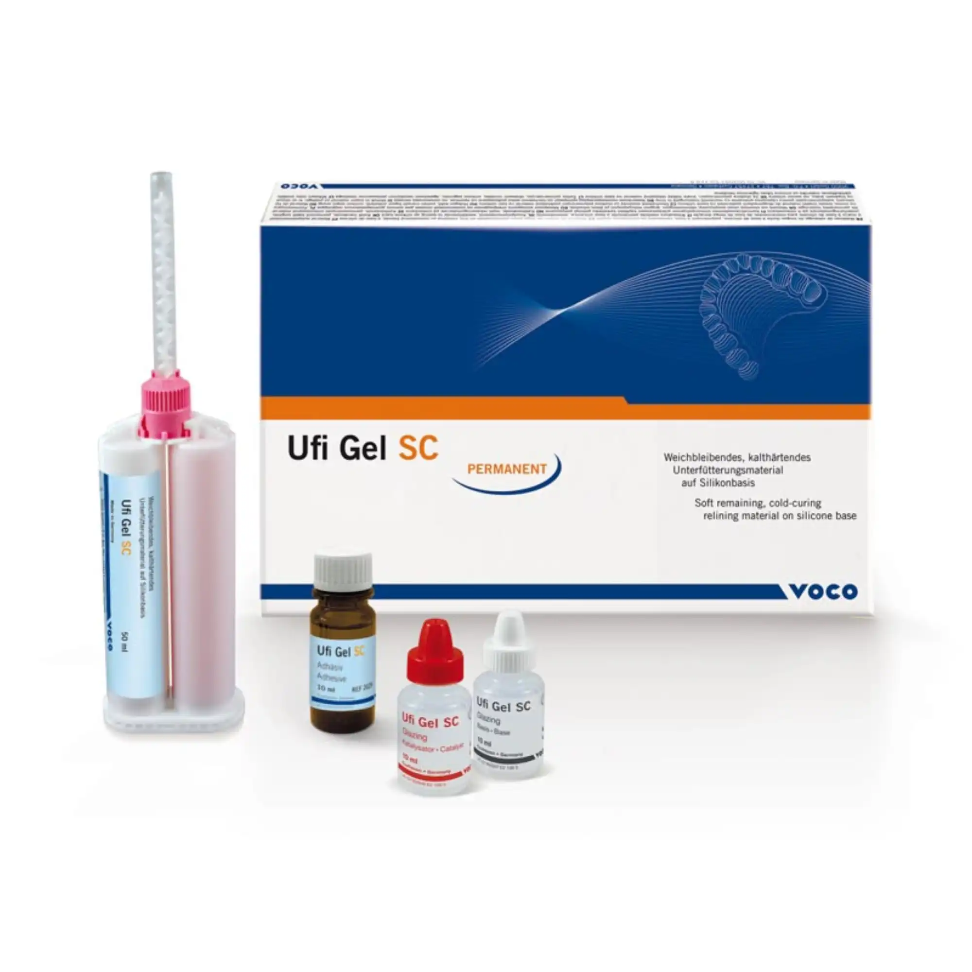 Ufi Gel SC Permanent Soft Denture Relining Material Intro Kit, 50ml Cartridge, 2041 thumbnail 20