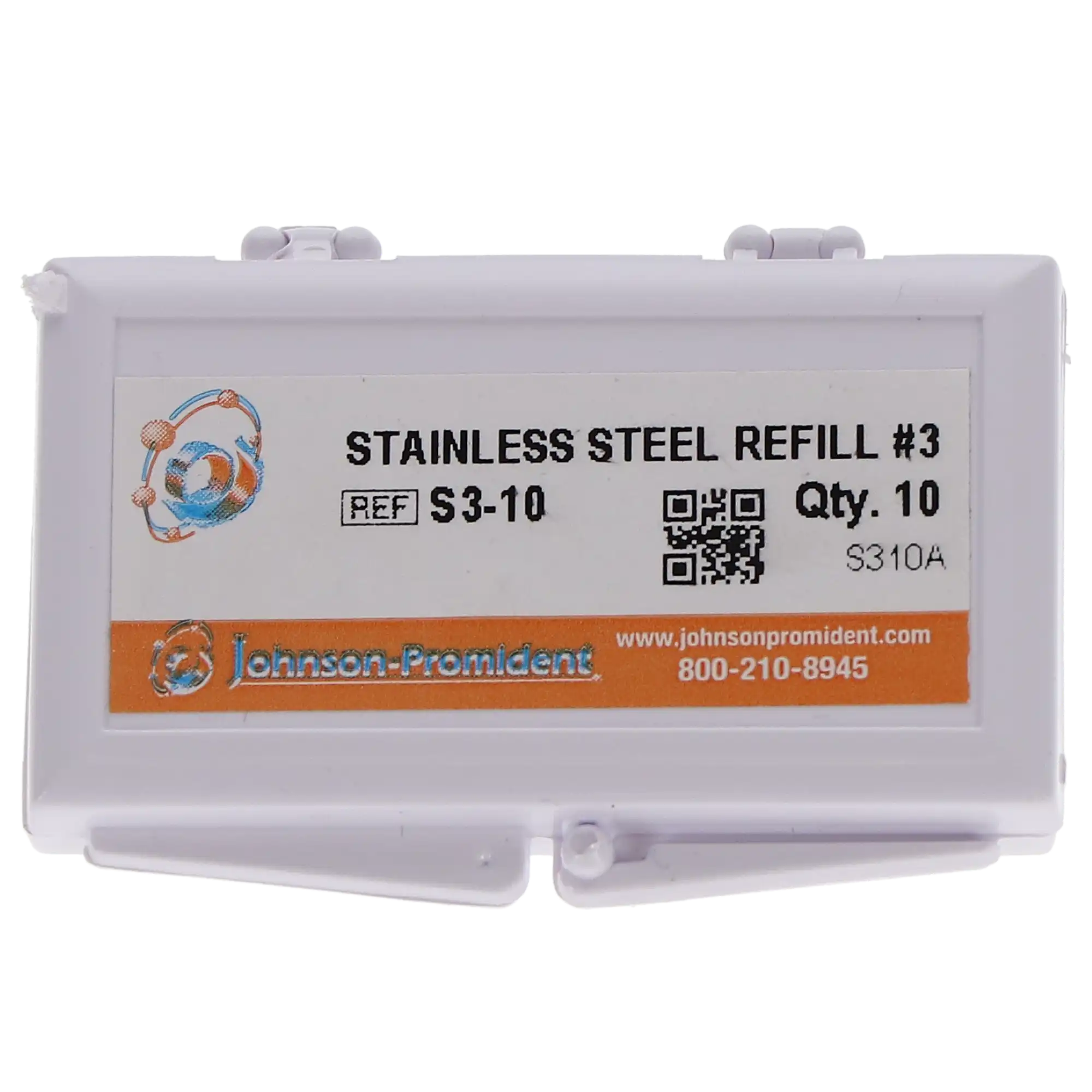 Johnson Promident Stainless-Steel Posts, Parallel-Sided, #3, 10/Pk, S3-10 thumbnail 4