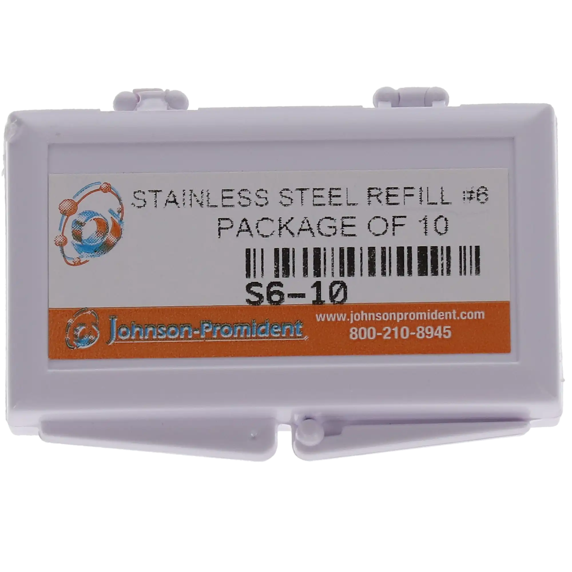 Johnson Promident Stainless-Steel Posts, Parallel-Sided, #6, 6mm, 10/Pk, S6-10 thumbnail 4