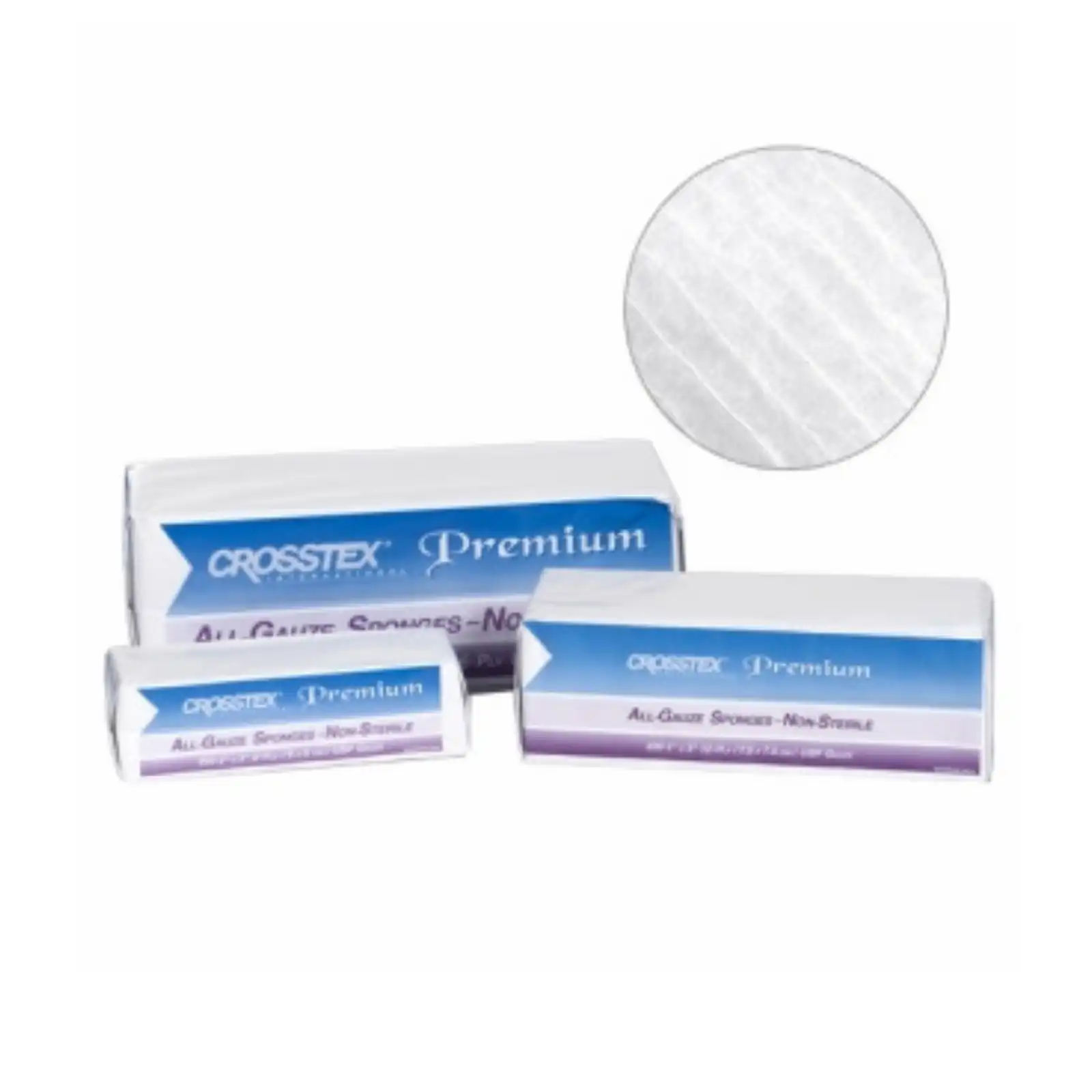 Crosstex All-Gauze Sponges Premium, Non-Sterile, 4" x 4", 12-Ply, 2000/Case, ENC412 thumbnail 2