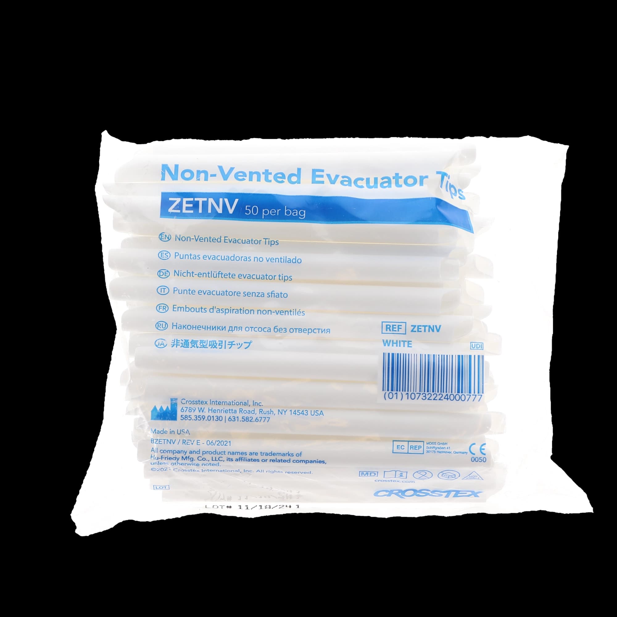 Crosstex Soft End HVE Tips, White, Non-Vented, 50/Bag thumbnail 4
