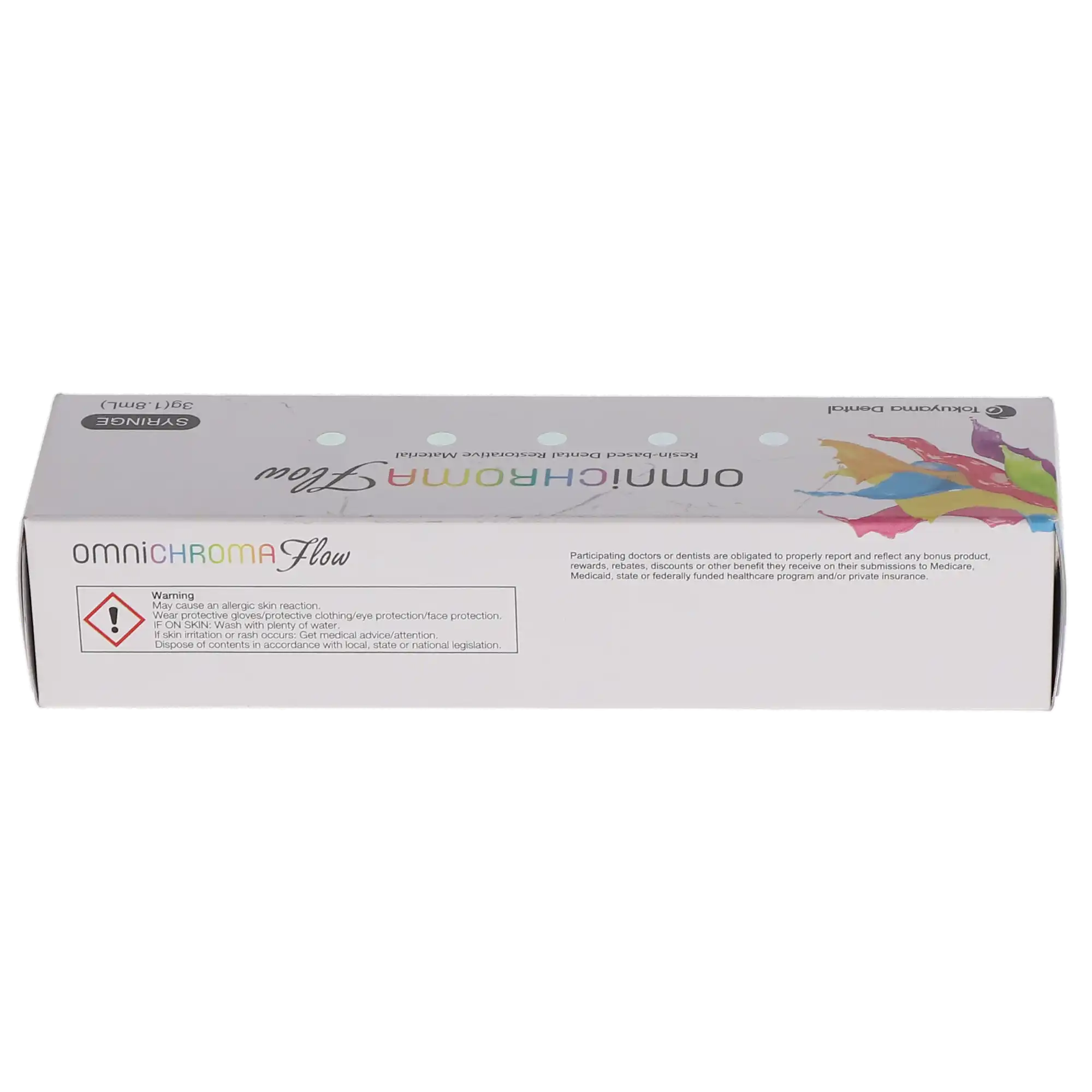 Tokuyama Omnichroma Flow Flowable Composite, Light-Cure, Syringe Refill, Universal Shade, 3 g (1.8 mL), 1 Syringe with 10 Dispensing Tips, 10220 thumbnail 9