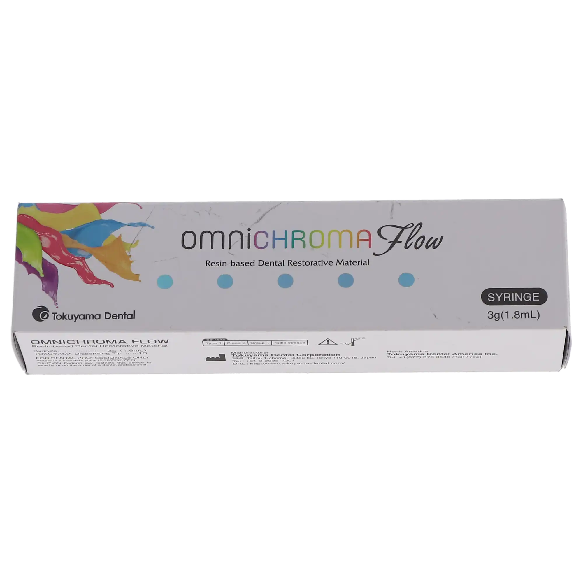 Tokuyama Omnichroma Flow Flowable Composite, Light-Cure, Syringe Refill, Universal Shade, 3 g (1.8 mL), 1 Syringe with 10 Dispensing Tips, 10220 thumbnail 11
