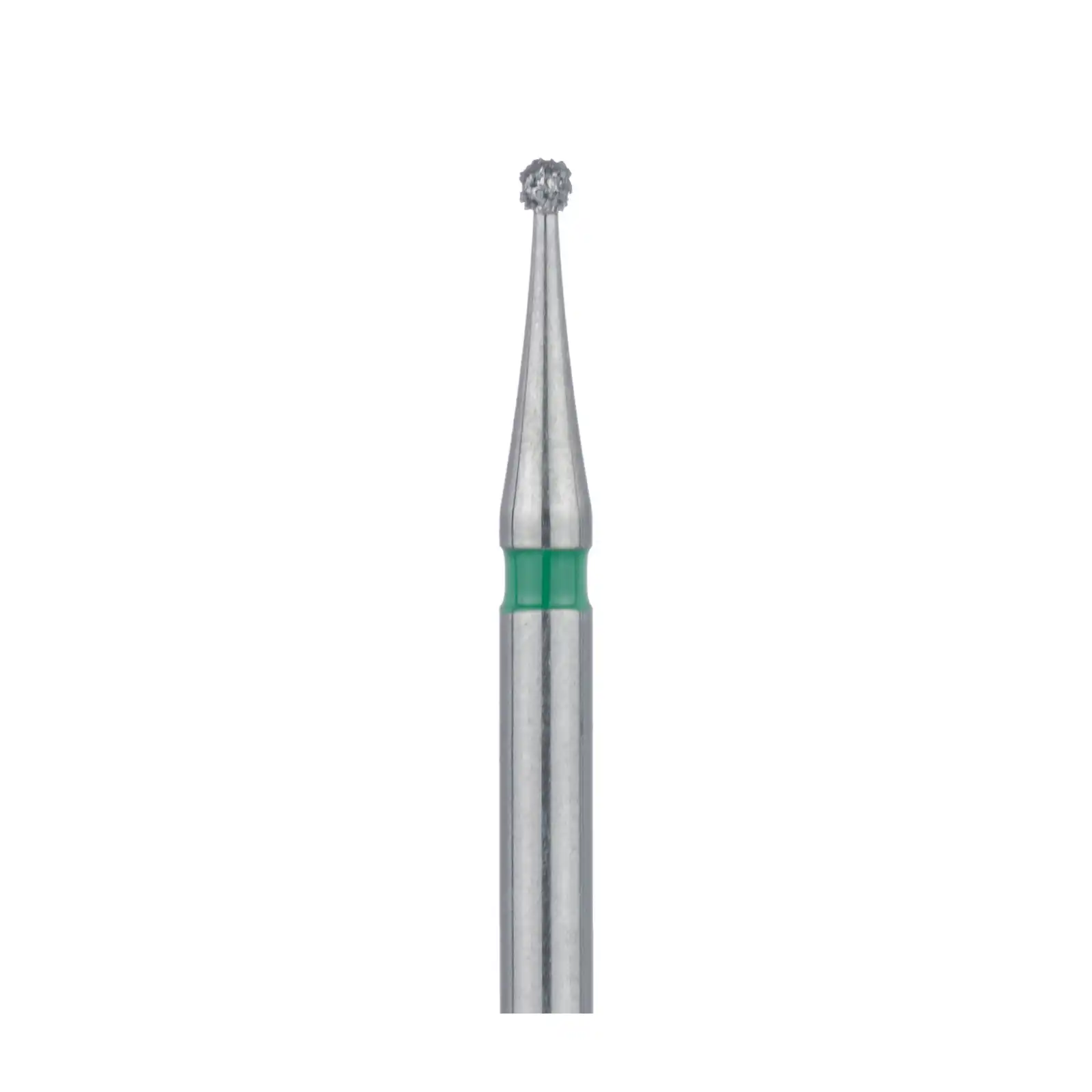 Meisinger Multi-Use Diamond Bur, FG, Round, #801G, 1.0 mm, Coarse, Green, 5/Pk, 801G-010-FG thumbnail 3