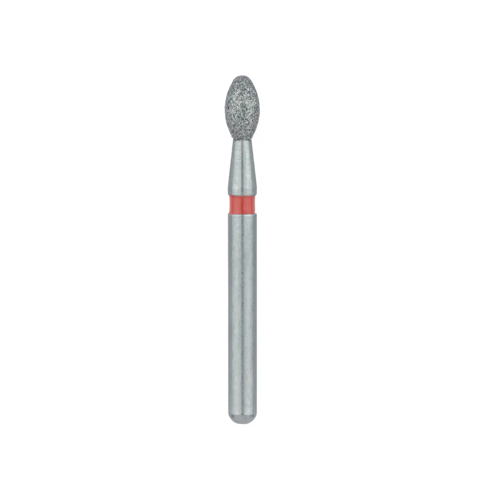 Meisinger Multi-Use Diamond Bur, Friction Grip, Egg/Football, 833F, 1.8 mm, Fine, Red, 5/Pk, 833F-018-FG thumbnail 3