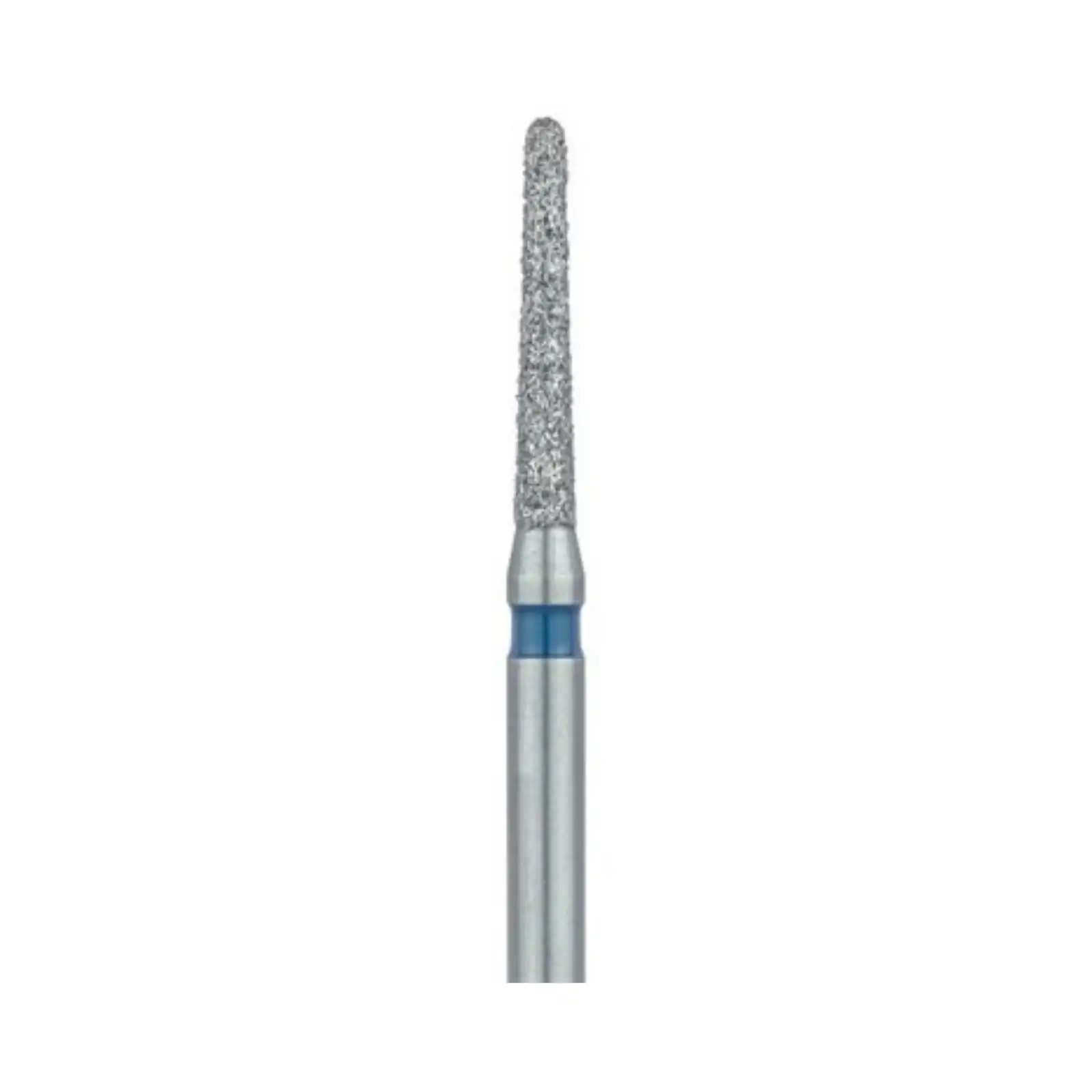 Meisinger Multi-Use Diamond Bur, Friction Grip, Round-End Taper Chamfer, 856-012-FG, 1.2 mm, Medium Grit, Blue Ring, 5/Pk thumbnail 3