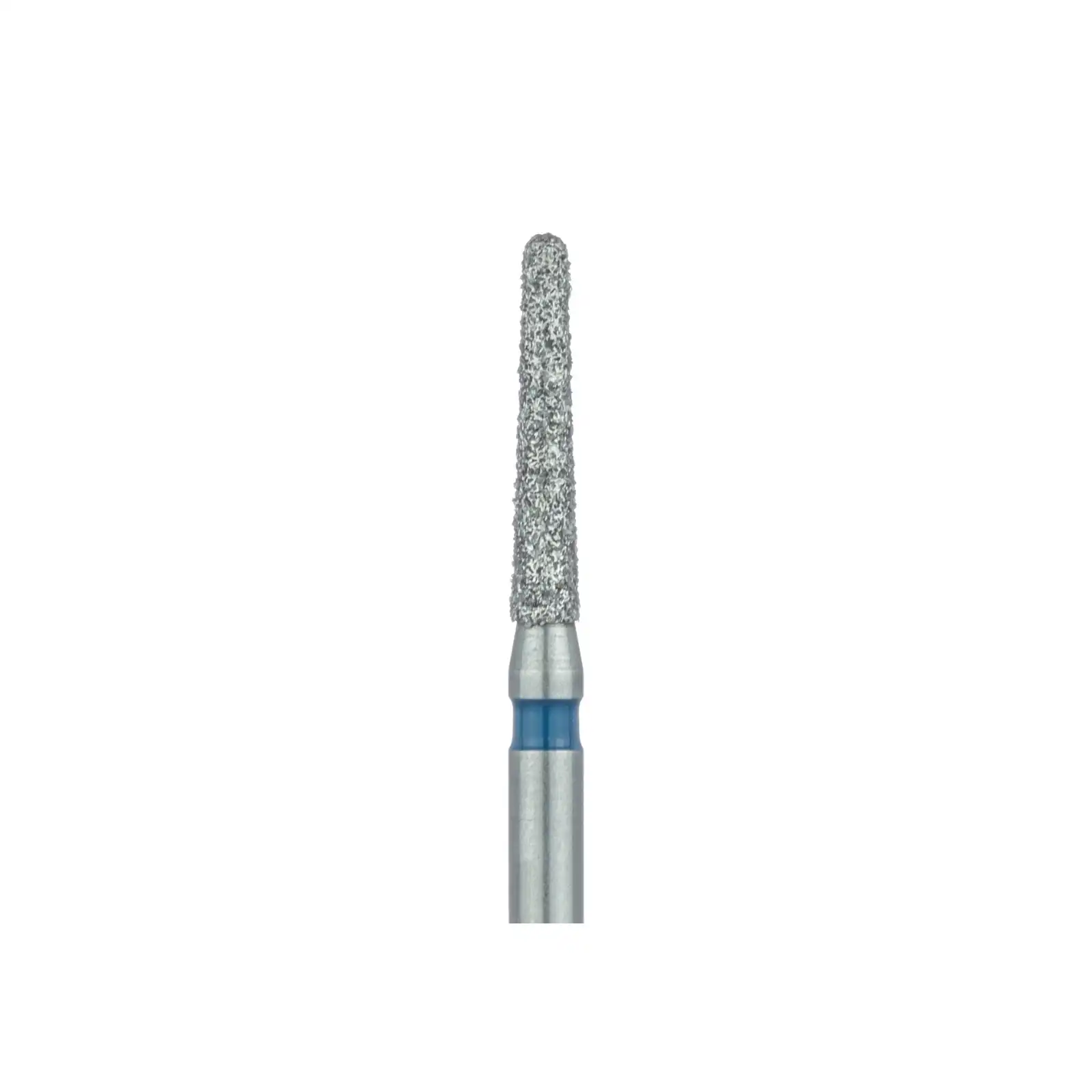 Meisinger Multi-Use Diamond Bur, Friction Grip, Round-End Taper Chamfer, 856-021-FG, 2.1 mm Head, Medium Grit, Blue Ring, 5/Pk thumbnail 3