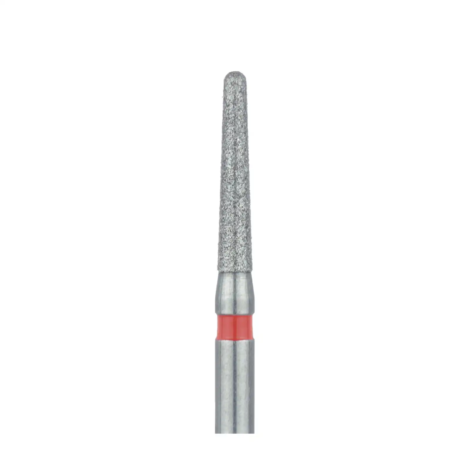 Meisinger Multi-Use Diamond Bur, Friction Grip, Round-End Taper Chamfer, 856F, 1.4 mm, Fine, Red, 5/Pk, 856F-014-FG thumbnail 3
