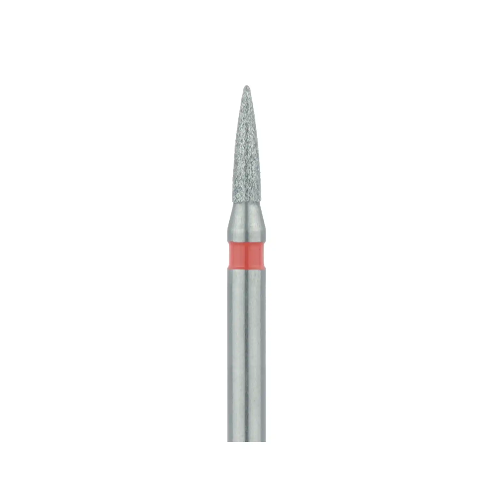 Meisinger Multi-Use Diamond Bur, FG, Flame, #861F, 1.2 mm Head, Fine (Red), 5/Pk, 861F-012-FG thumbnail 3