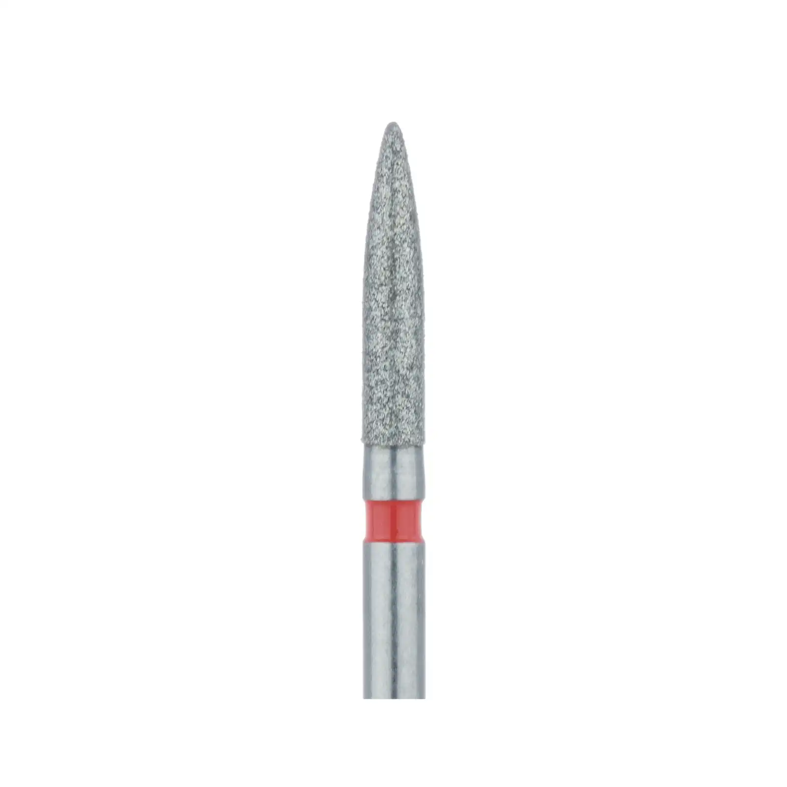 Meisinger Multi-Use Diamond Bur, FG, Flame, #862F, 1.6 mm, Fine (Red), 5/Pk, 862F-016-FG thumbnail 3