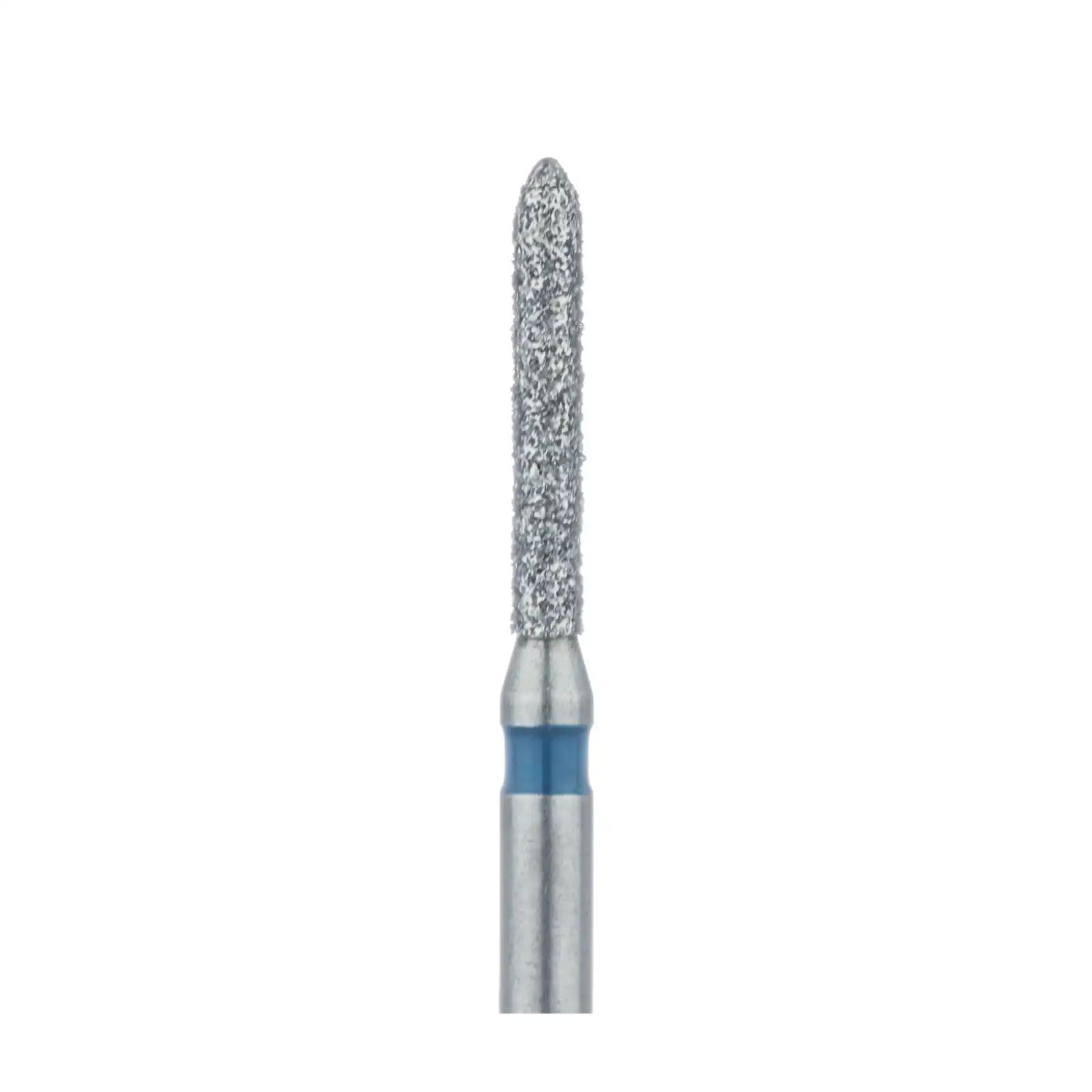 Meisinger Multi-Use Diamond Bur, FG, Long Torpedo, #868, 1.2 mm, Medium Grit, Blue Ring, 5/Pk, 868-012-FG thumbnail 3