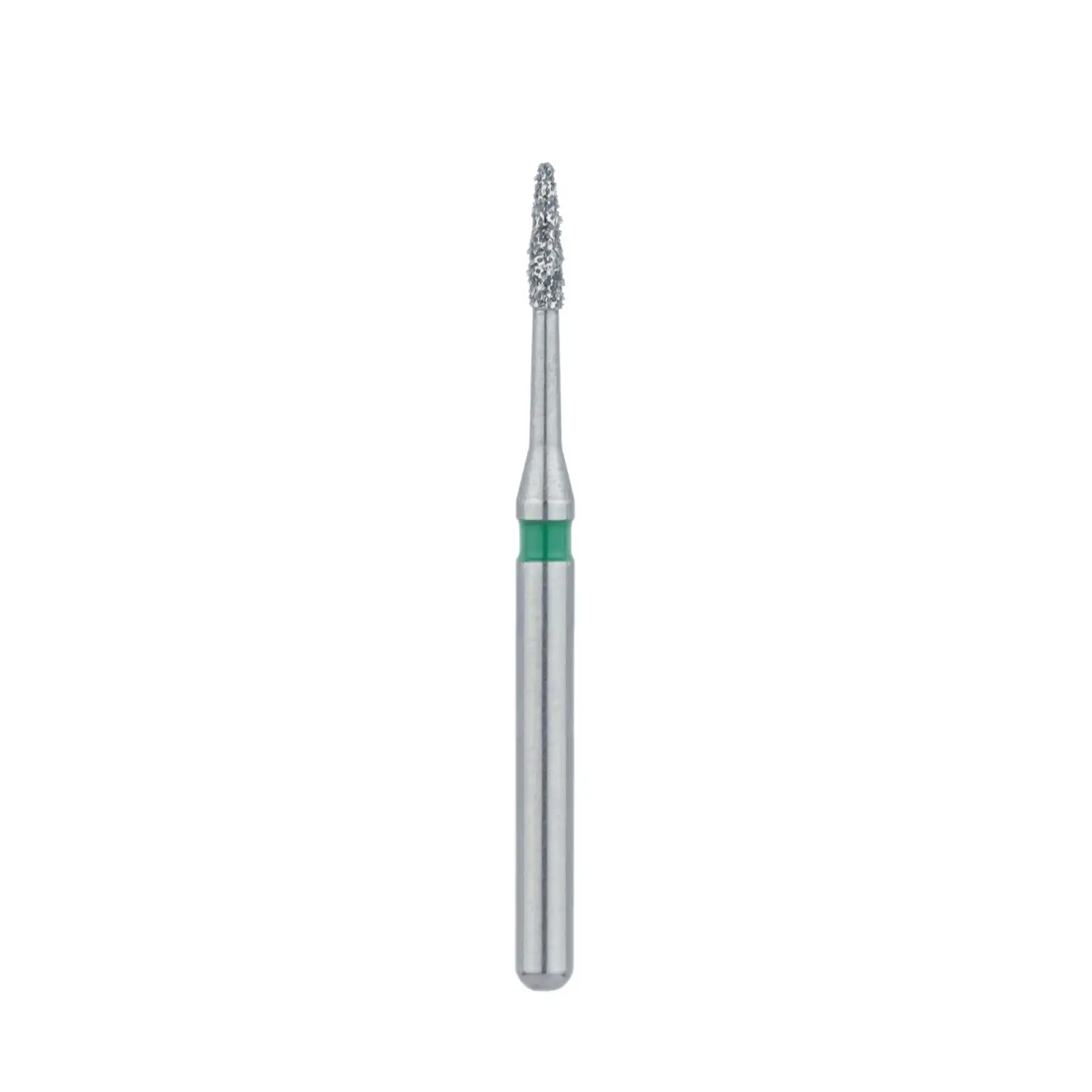 Meisinger Multi-Use Diamond Bur, Friction Grip, Short Flame, 889LG, 0.9 mm, Coarse, Green, 5/Pk, 889LG-009-FG thumbnail 3