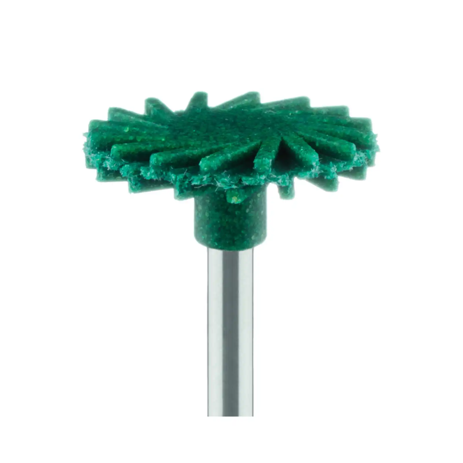 Meisinger LUSTER Twist Porcelain Polisher, Coarse, Green, RA Shank, 14mm, 2/Pkg, 9771G-140-RA thumbnail 2