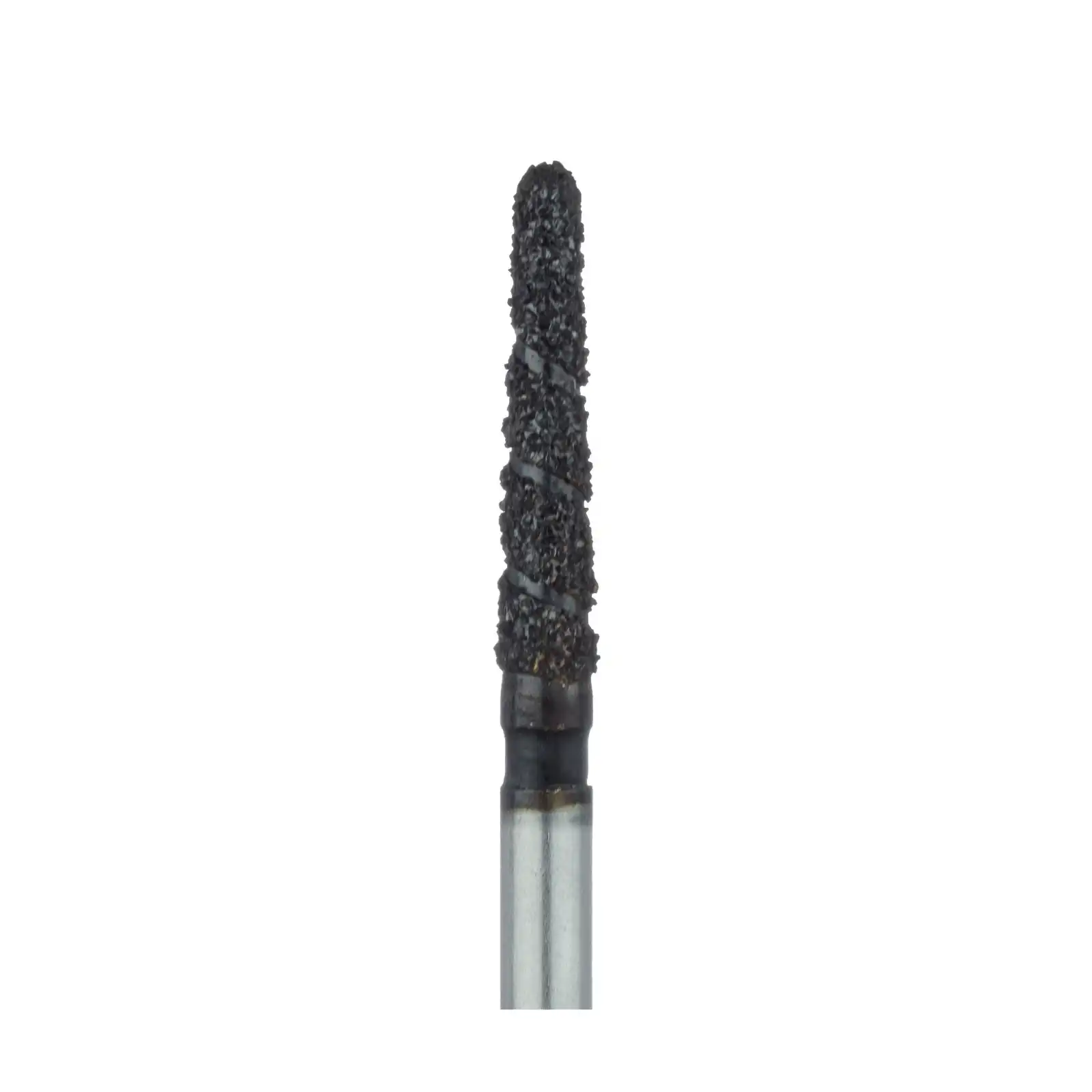 Meisinger Black Cobra Diamond Bur, Friction Grip, Super Coarse, Round End Taper, 1.6 mm, 5/Pk, B850-016-FG thumbnail 3