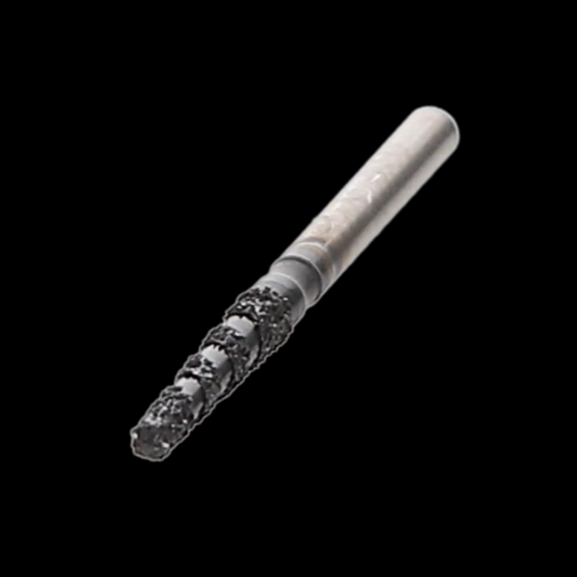 Meisinger Black Cobra Diamond Bur, FG, Super Coarse, Round End Taper, #B850-018, 1.8 mm, 5/Pk, B850-018-FG thumbnail 3