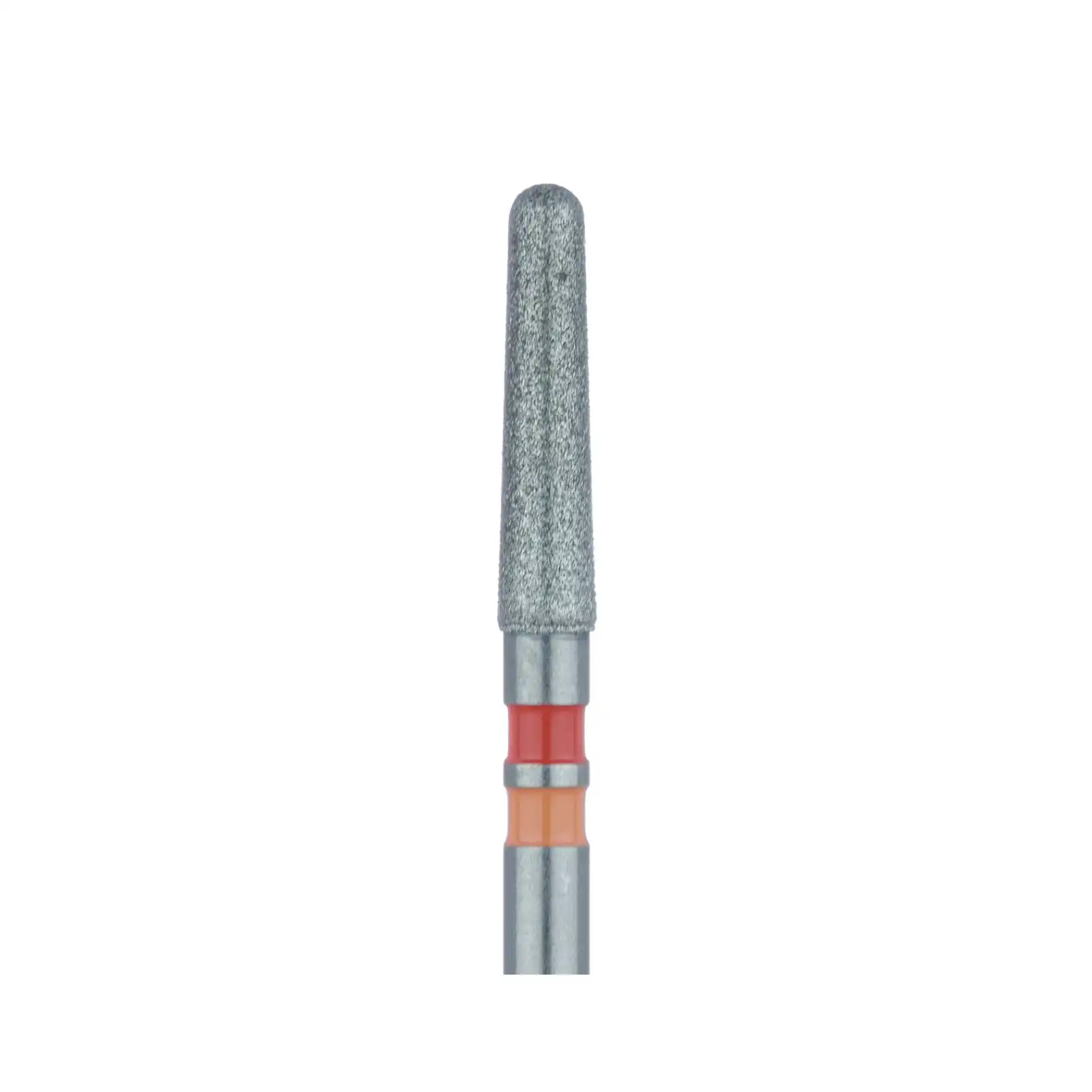 Meisinger Zirconia Diamond Bur, Friction Grip, Tapered Round-End Cylinder, Fine (Red), 1.8 mm, 5/Pk, Z850F-018-FG thumbnail 3