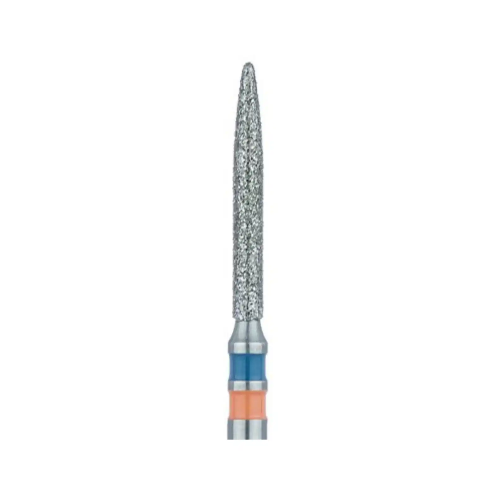 Meisinger Zirconia Diamond Bur, FG, Flame, #863, 1.2 mm, Medium Grit, Blue, 5/Pk, Z863-012-FG thumbnail 3