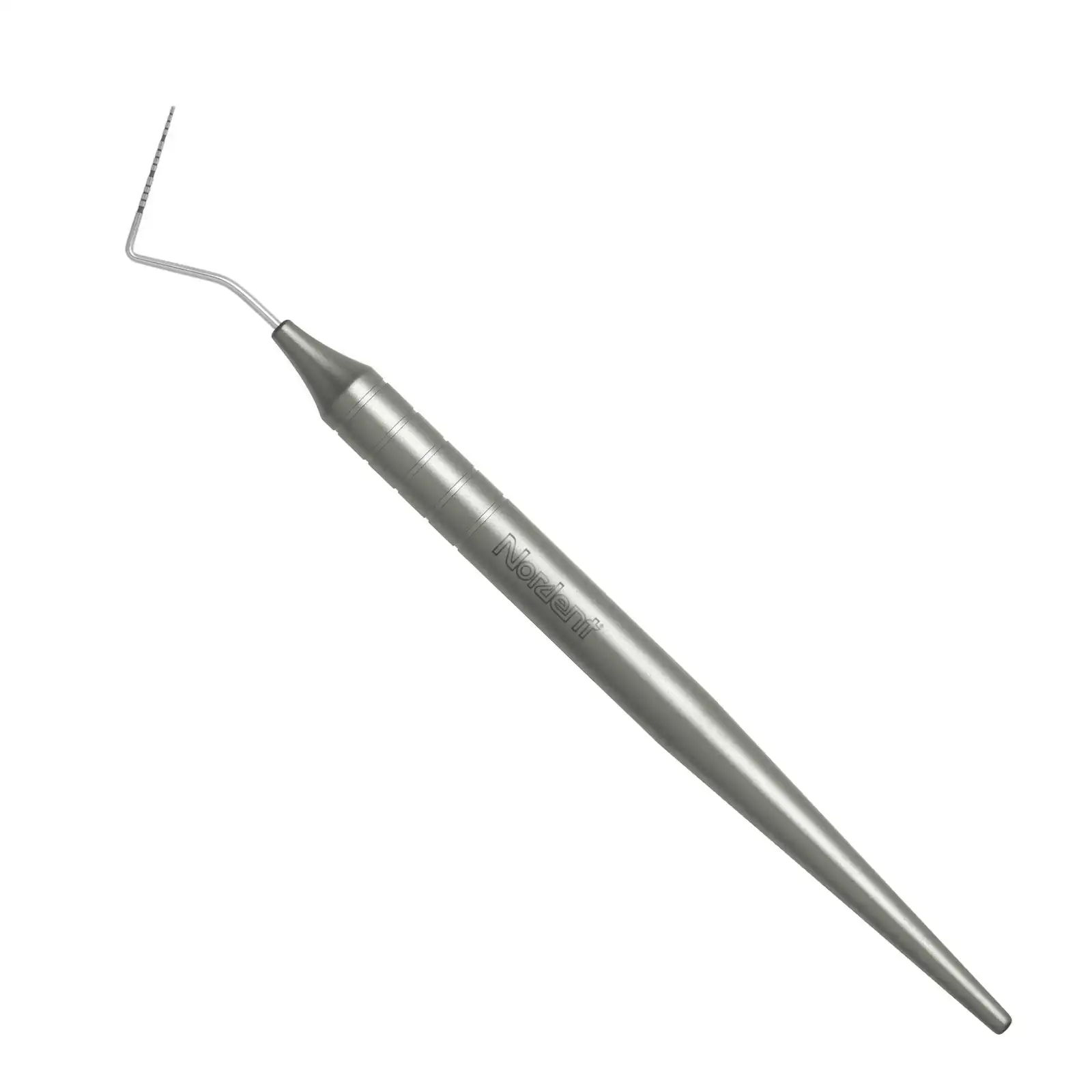 Nordent DuraLite Round Color-Coded UNC #N15 Periodontal Probe, Single-Ended, 1-15 mm thumbnail 2