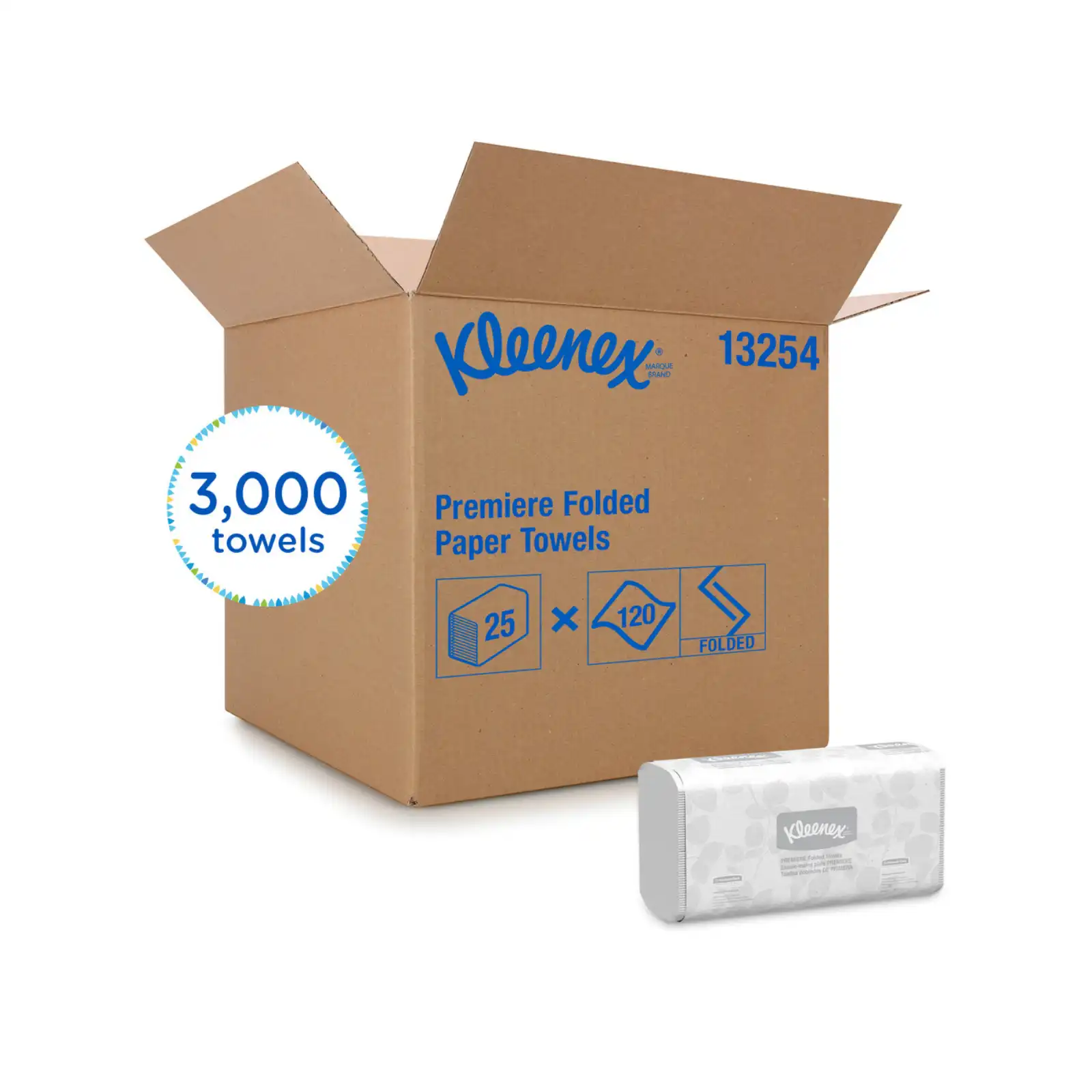 Kleenex Premier Scottfold Hand Towels, 3000/Case, Halyard (KC Healthcare) - Kleenex Premier Scottfold Towels 3000/Cs - Image 1