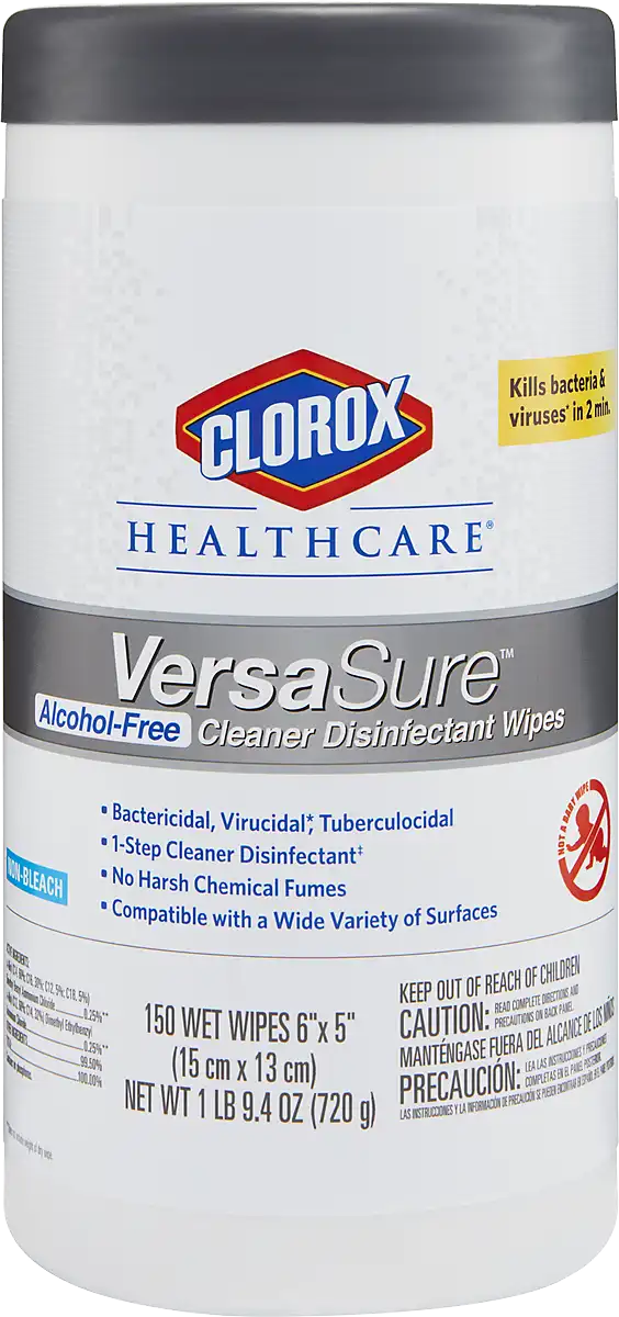 Clorox VersaSure AF Wipes, 150 Wipes/Can - Clorox VersaSure AF Wipes 150/Can - Image 1