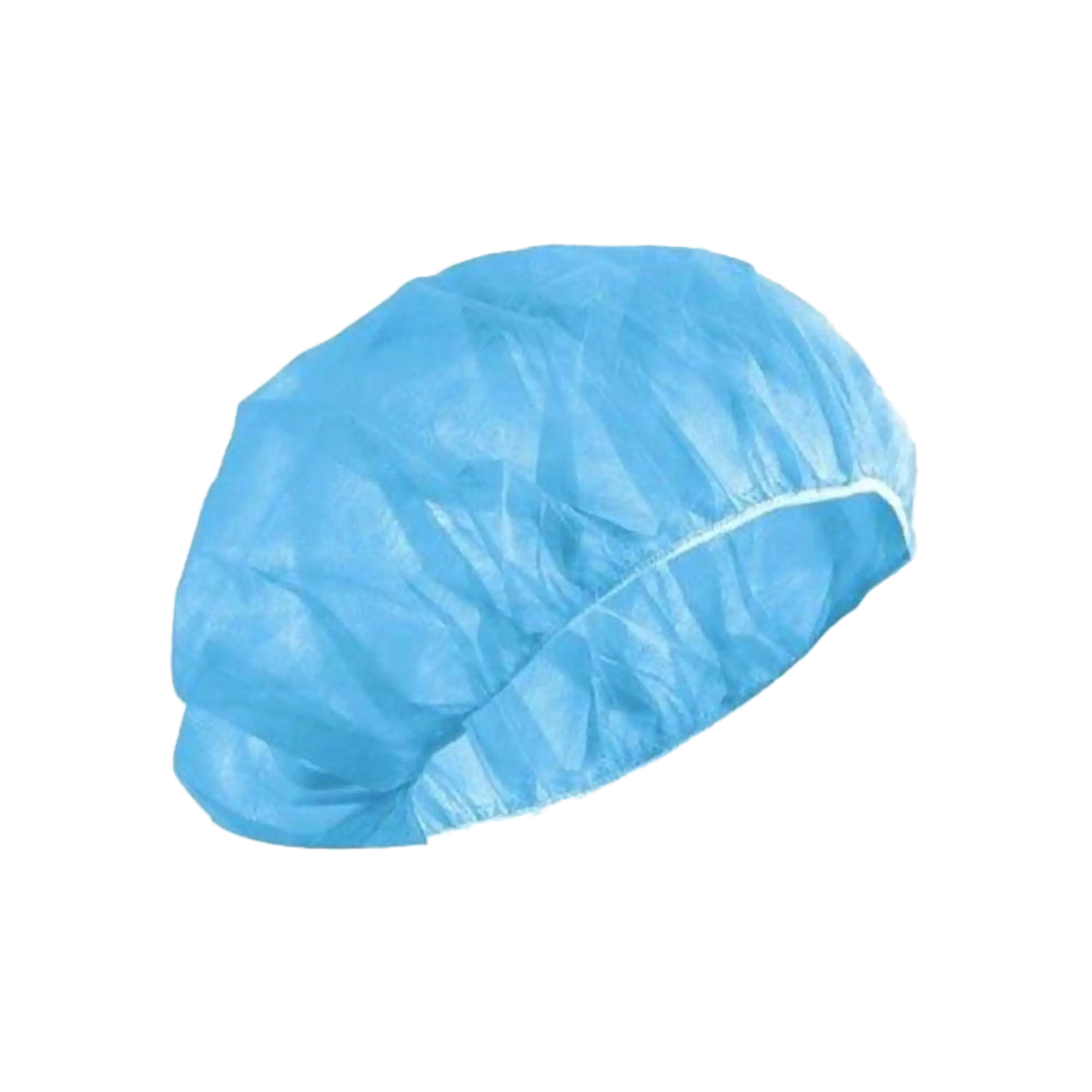 SafeBasics Bouffant Caps, 24", Blue, Latex-Free, 100/Box, 8004 - SafeBasics Bouffant Caps 24" Blue 100/Pk - Image 1