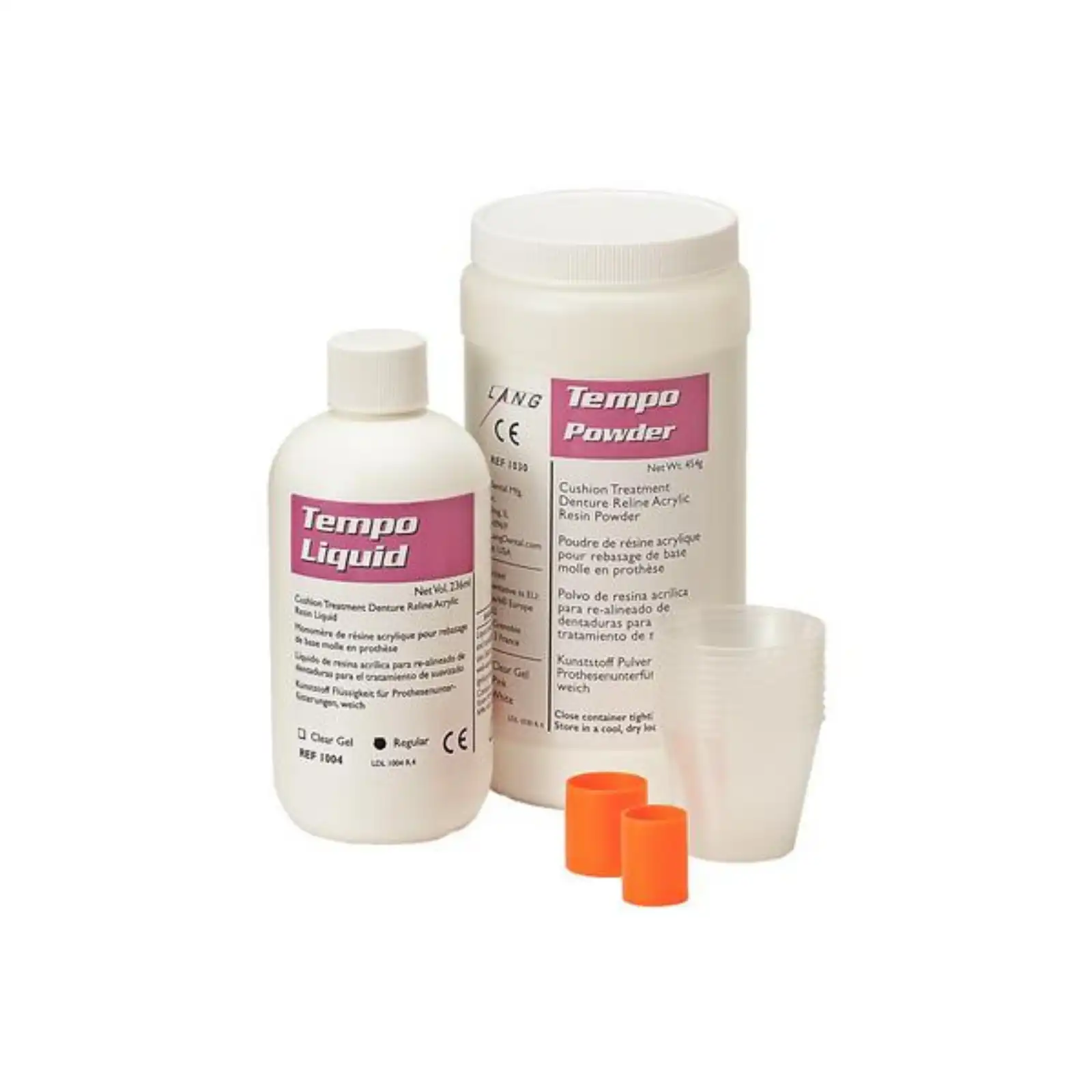 Tempo Reline Professional Package, P/L Clear, 1/Pk (100 g Powder + 118 ml Liquid) thumbnail 2