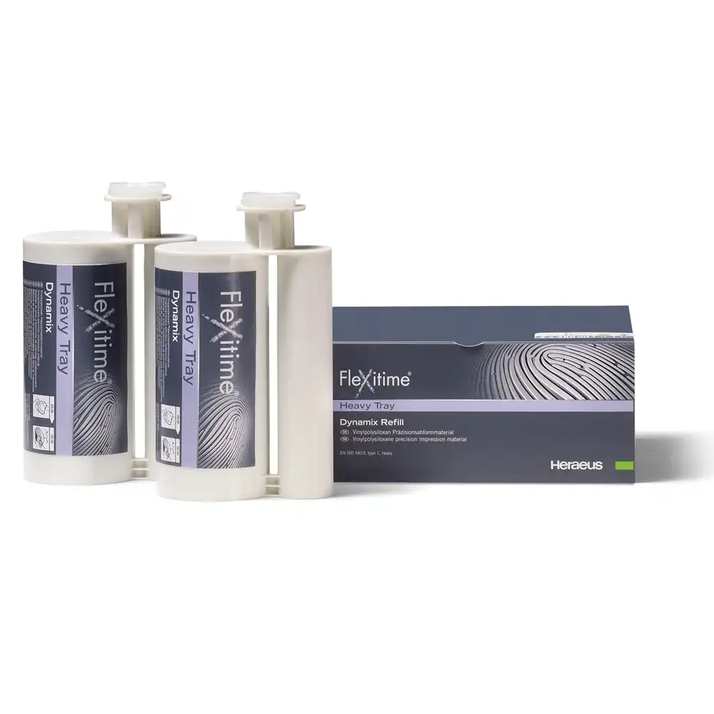 Kulzer Flexitime Dynamix Putty VPS Impression Material Refill, 2 x 380 mL Cartridges, 40003992 thumbnail 2