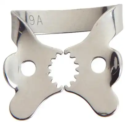 Ivory Tiger Rubber Dam Clamp, #2AT, Winged, Serrated, for Bicuspids with Large Necks, 1 Each, 50057847 thumbnail 4