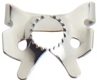 Ivory Tiger Rubber Dam Clamp, #14T, Winged, Serrated, Molar Partially Erupted, 1 Each, 50057849 thumbnail 4