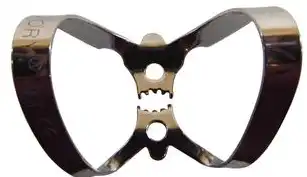 Ivory Tiger Rubber Dam Clamp, #9T, Winged, Serrated Jaws, Anterior, 50057855 thumbnail 5