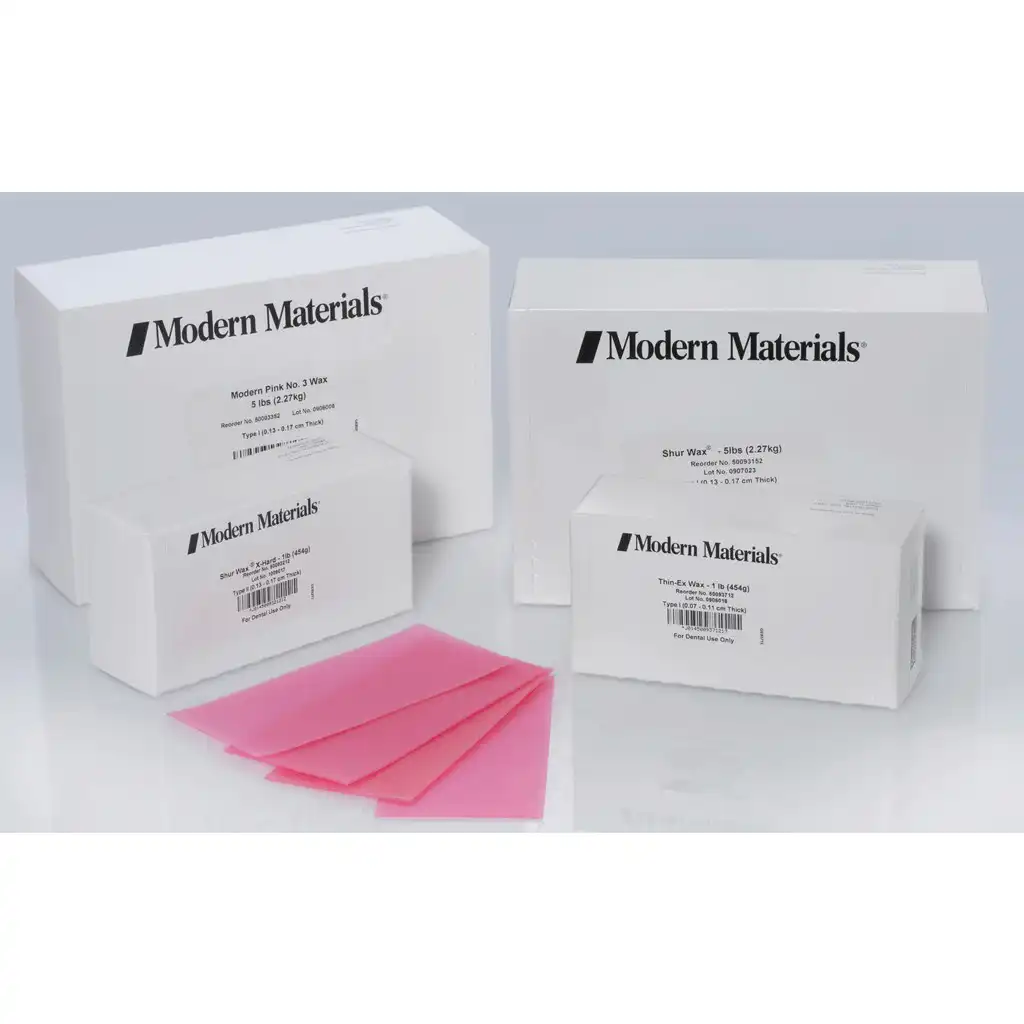 Kulzer Modern Materials Shur Wax Baseplate Wax, X-Hard, Pink, 5 lb Box, 138 Sheets, 50093252 thumbnail 5