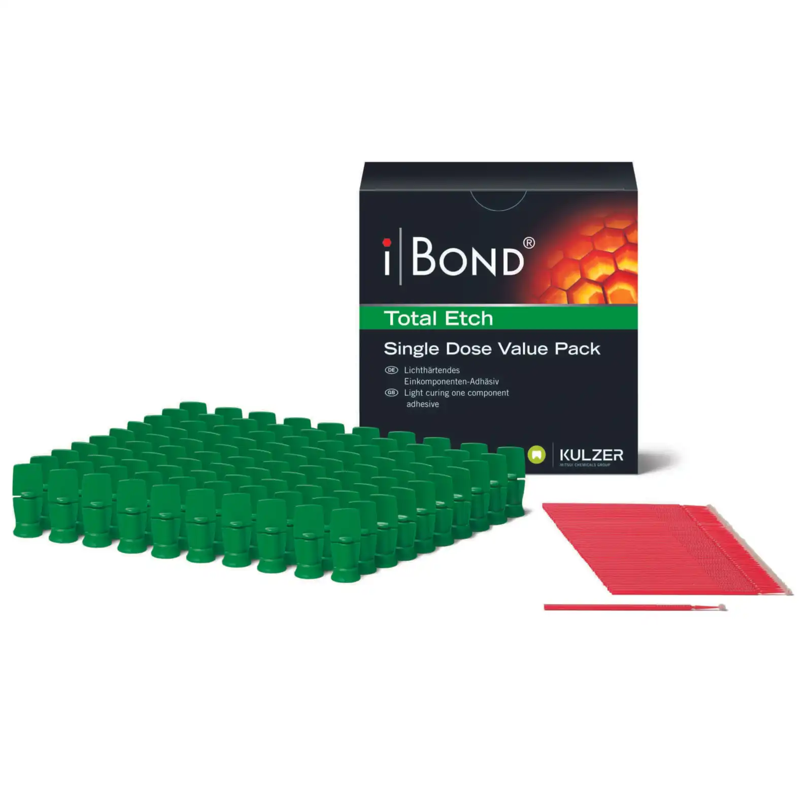 iBOND Total Etch Light-Cure Bonding Agent, Single Dose Value Pack, 0.15 ml, 100/Pk, 66039870 thumbnail 2