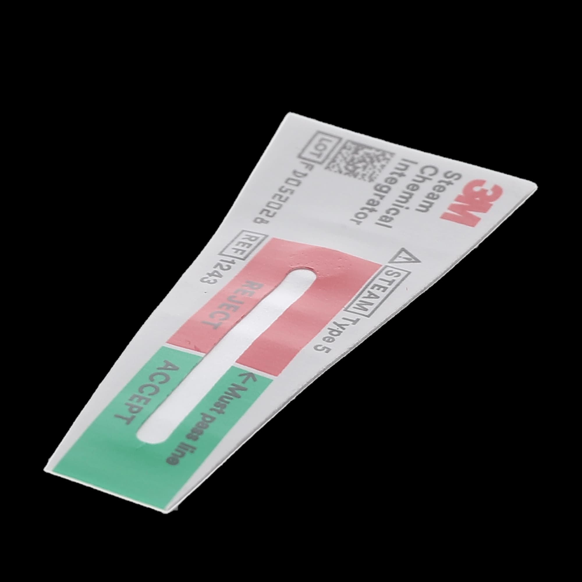 3M Comply SteriGage Steam Chemical Integrator 1243B, Type 5, 2" x 3/4", 100/Bag thumbnail 3
