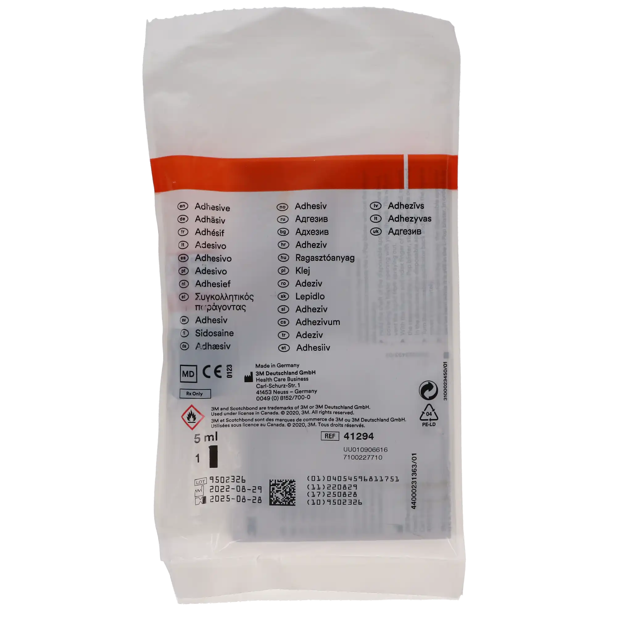3M Scotchbond Universal Plus Adhesive Refill Vial, 5 mL, 1/Pk, 41294 thumbnail 9